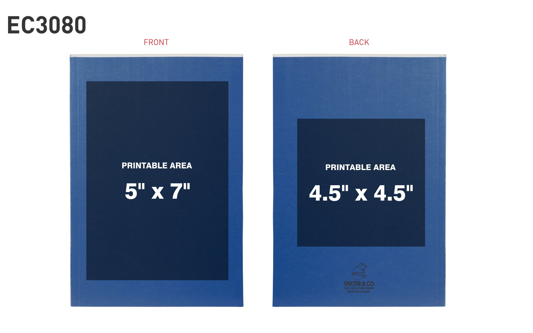 Spectorandco Perfect bound eco notebook - EC3080 