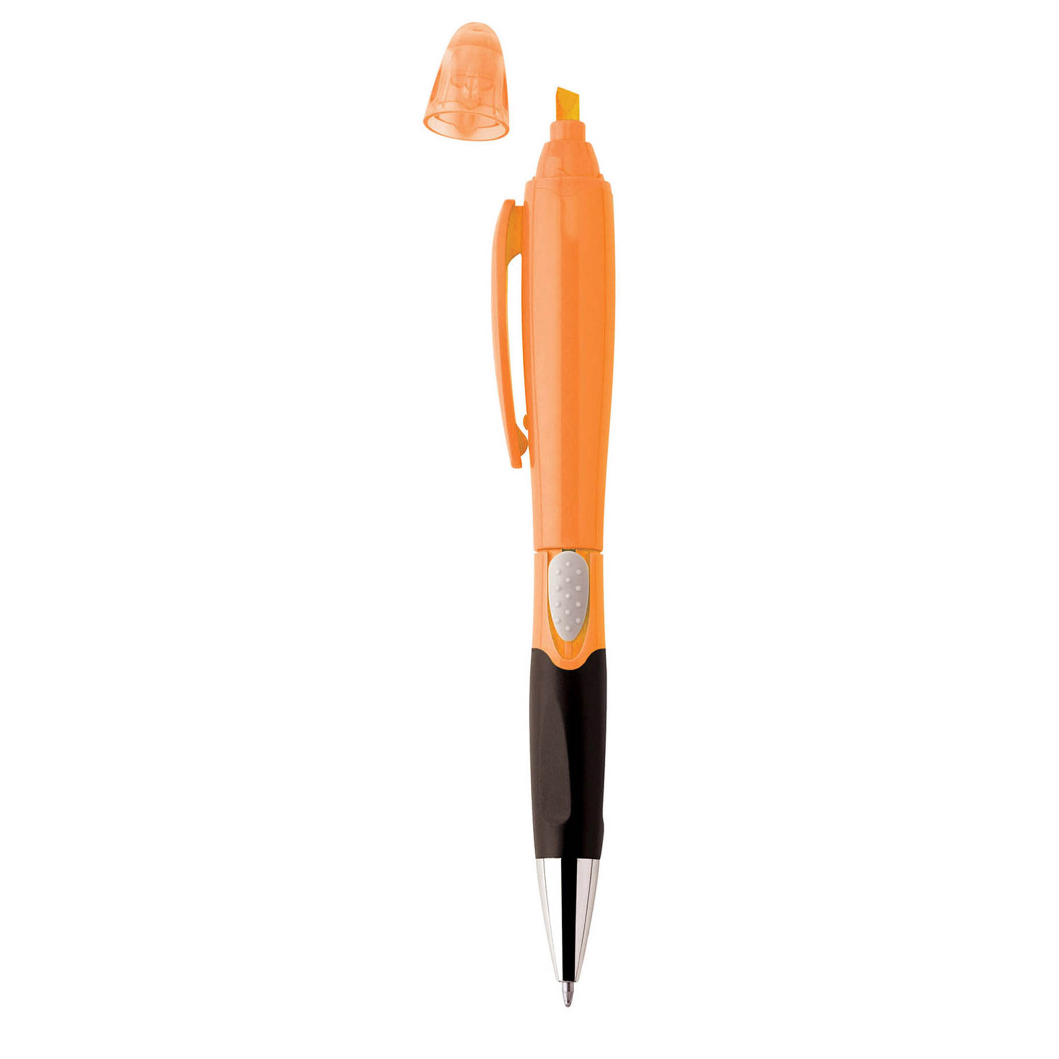Spectorandco Blossom ballpoint pen/highlighter - G1037 ORANGE