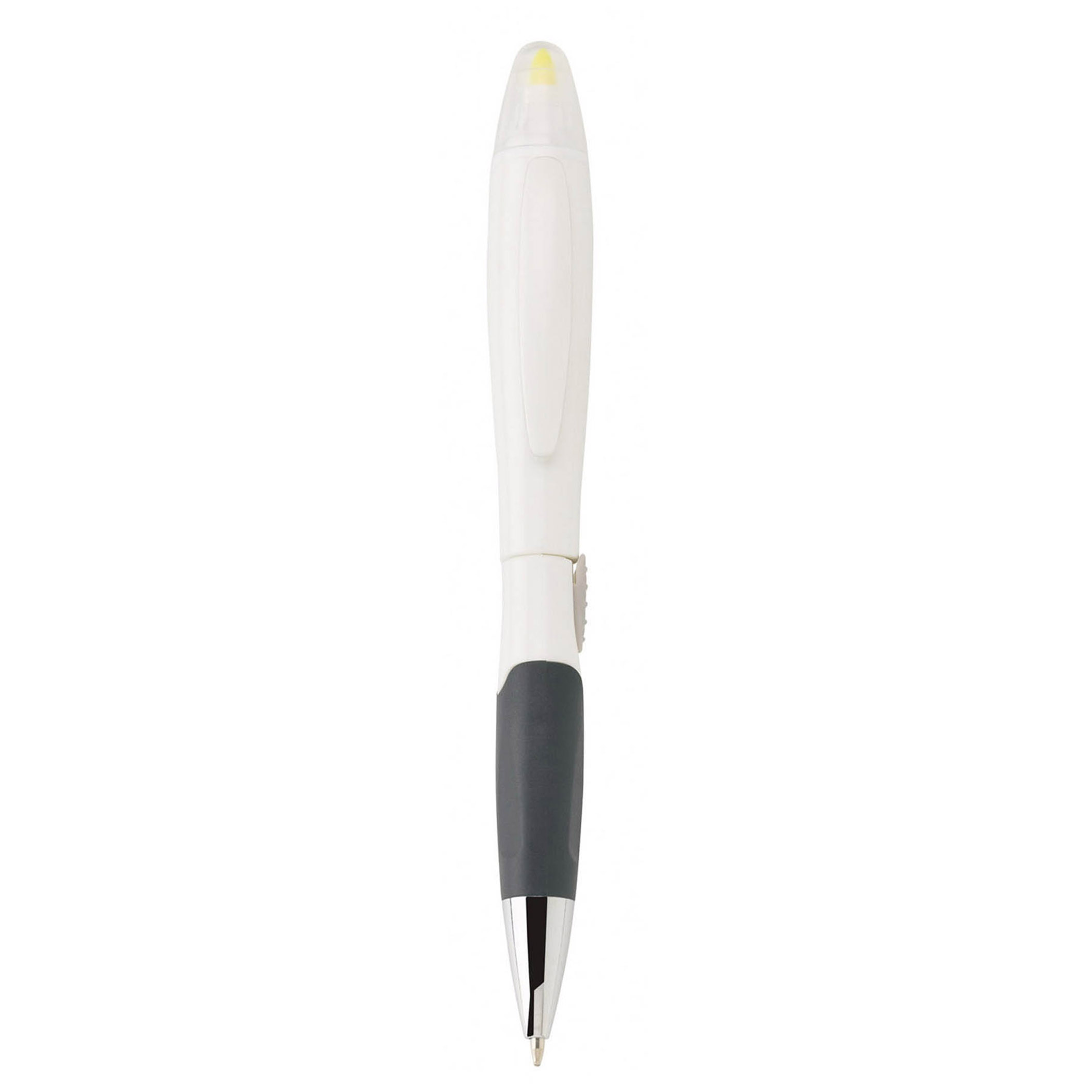 Spectorandco Blossom ballpoint pen/highlighter - G1037 WHITE