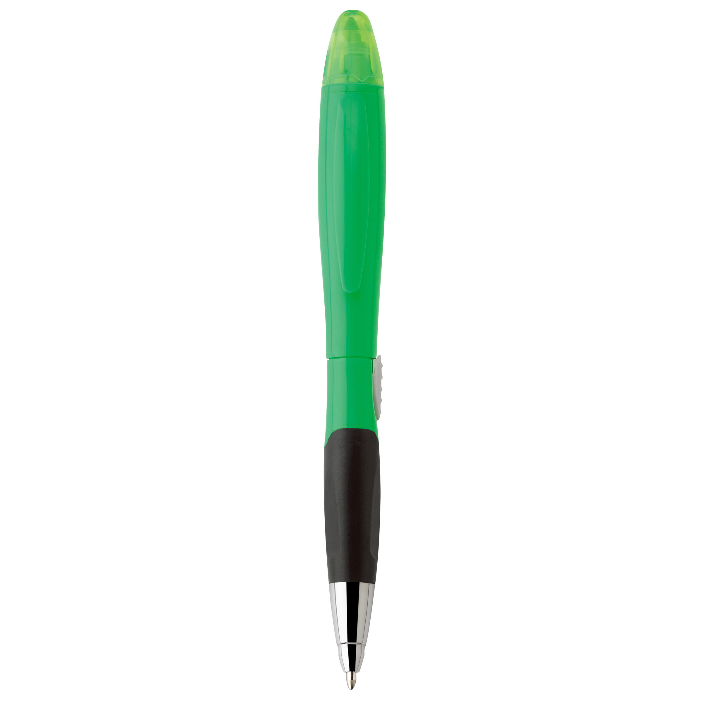 Spectorandco Blossom ballpoint pen/highlighter - G1037 GREEN