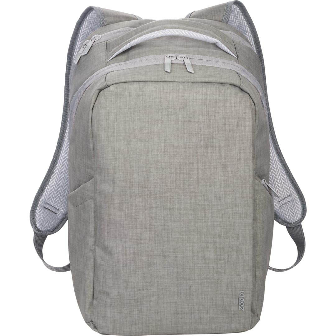 Zoom Zoom Grid 15" TSA Computer Backpack - 0022-59 Gray