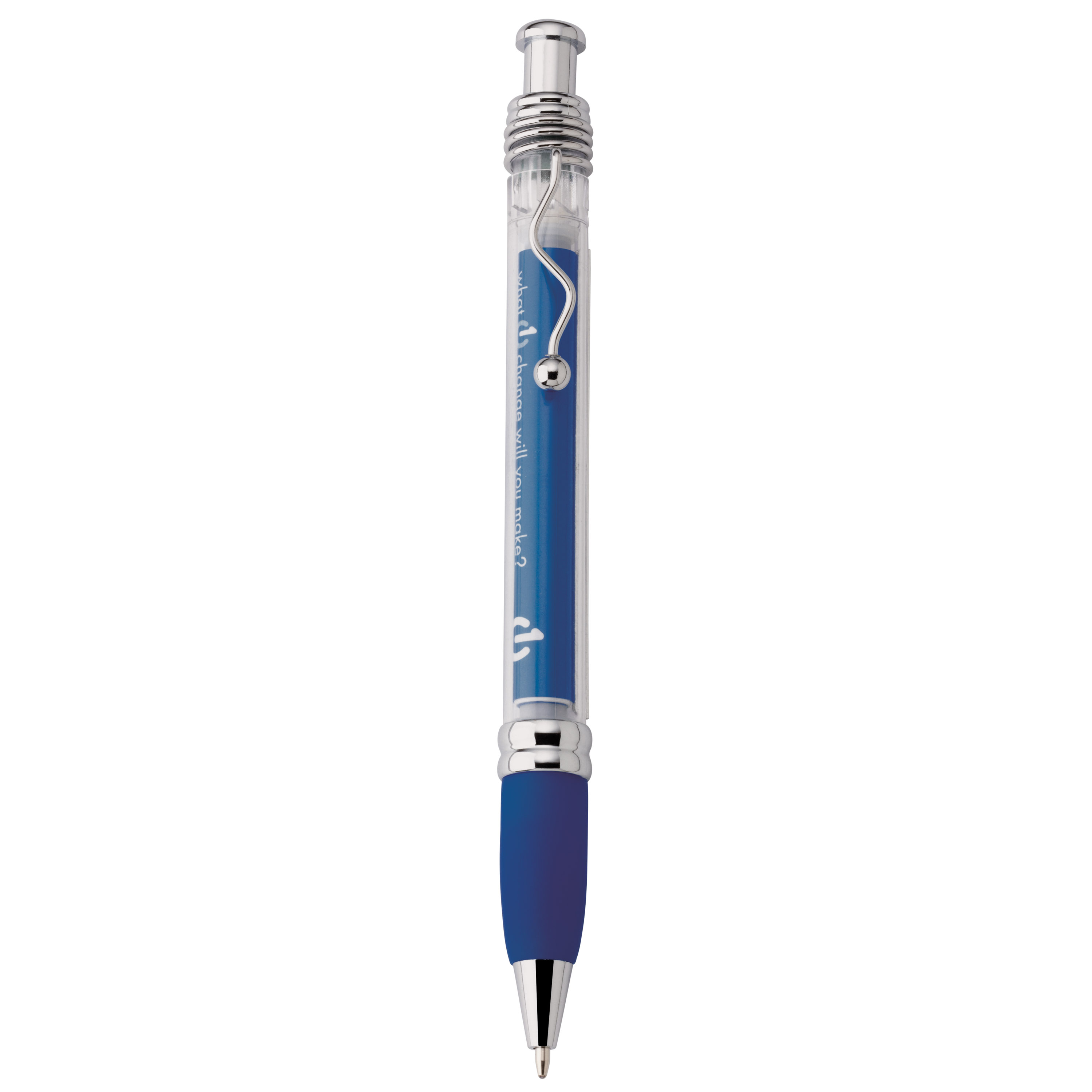 Spectorandco Scroll ballpoint pen/banner - G1163 BLUE