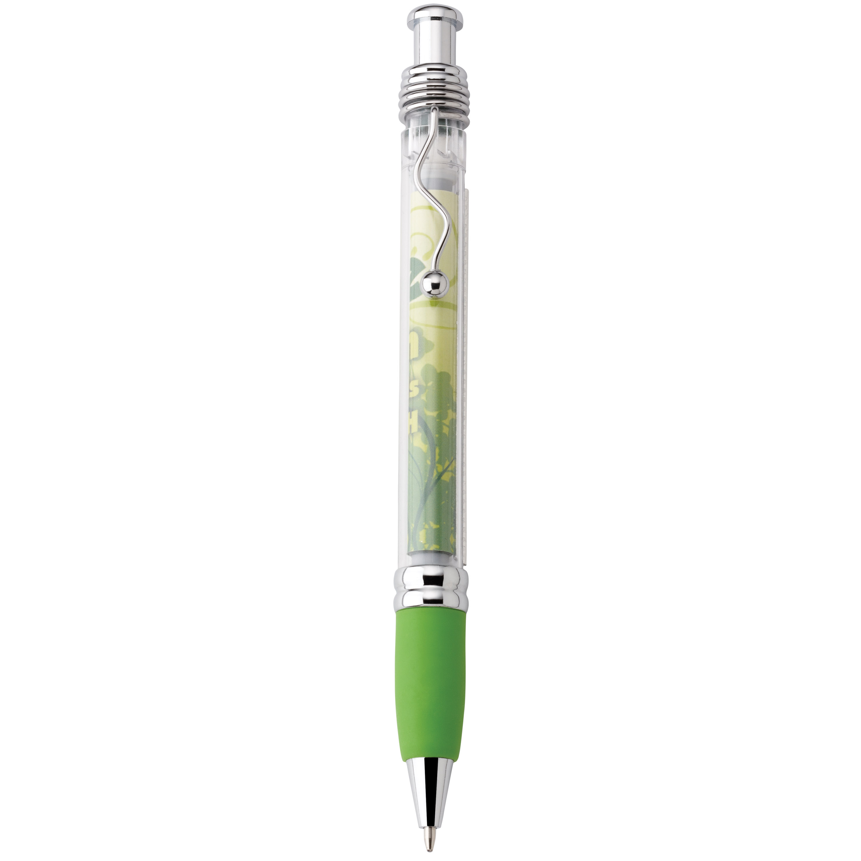 Spectorandco Scroll ballpoint pen/banner - G1163 GREEN