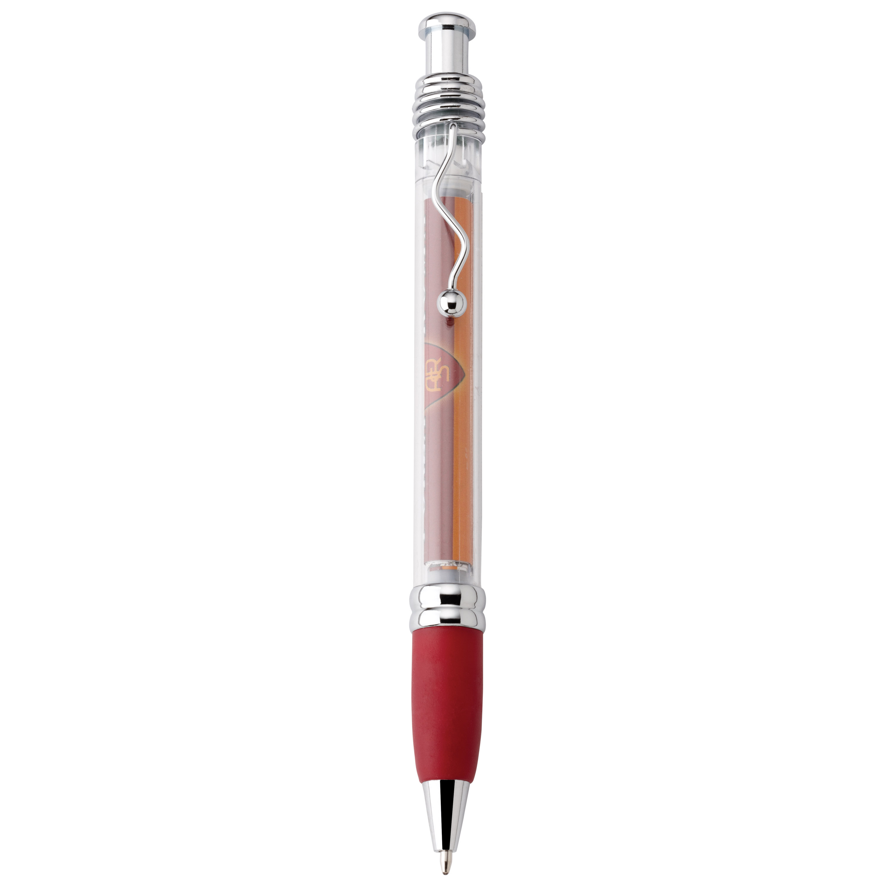 Spectorandco Scroll ballpoint pen/banner - G1163 RED