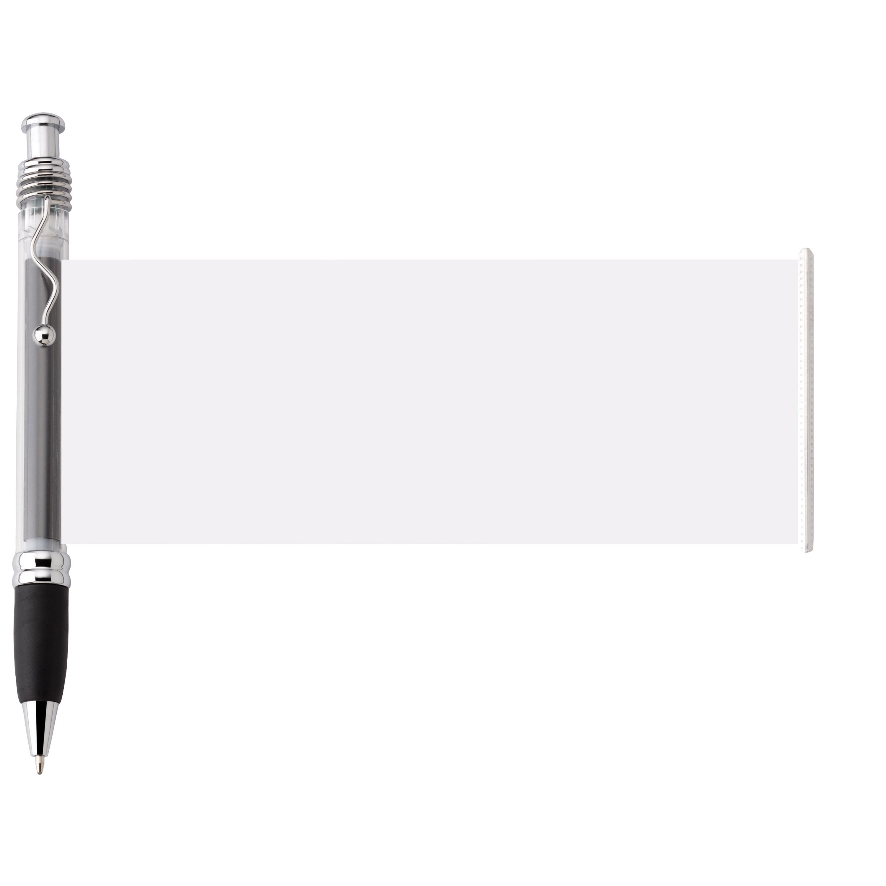 Spectorandco Scroll ballpoint pen/banner - G1163 BLACK