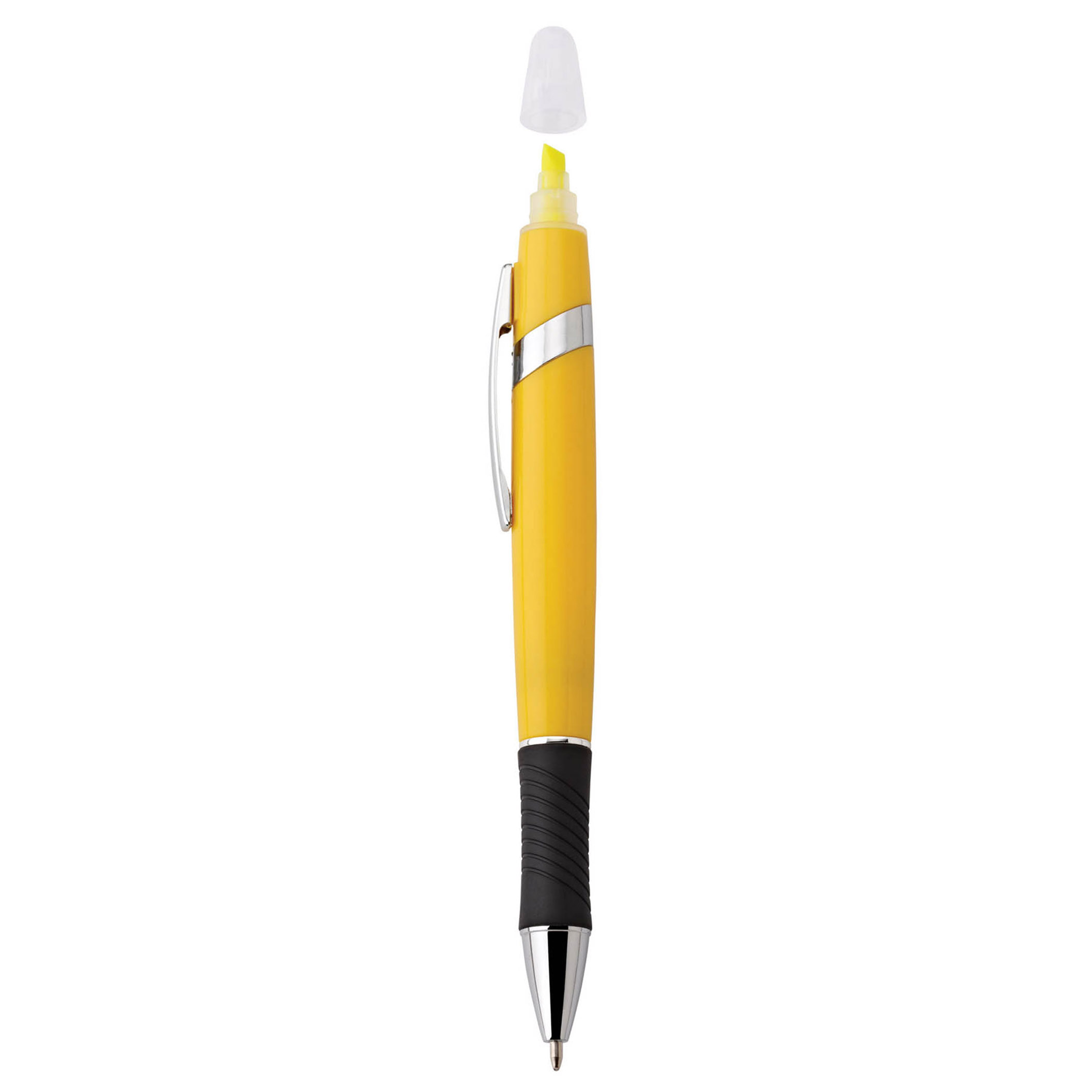 Spectorandco Viva ballpoint pen/highlighter - G1215 YELLOW