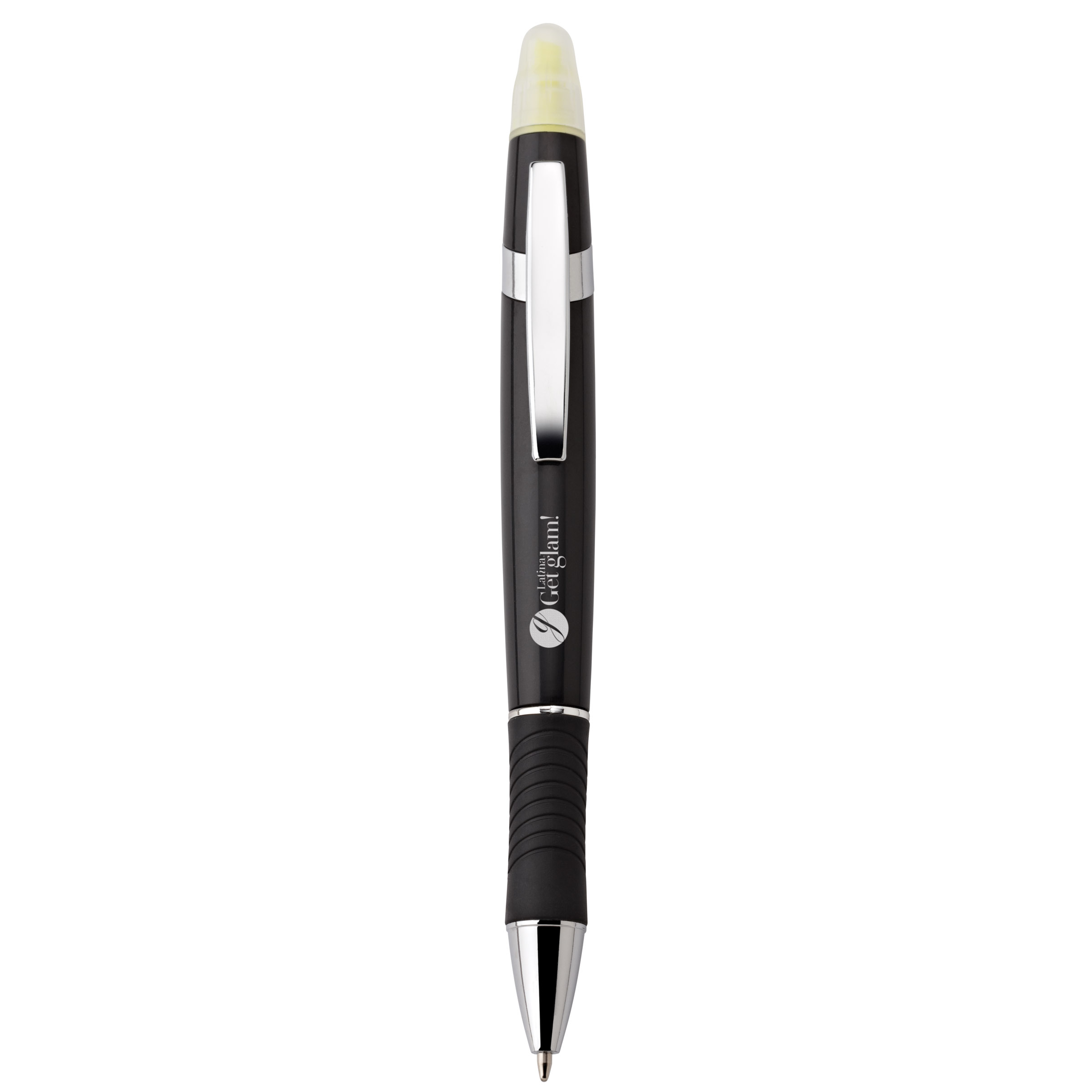 Spectorandco Viva ballpoint pen/highlighter - G1215 BLACK