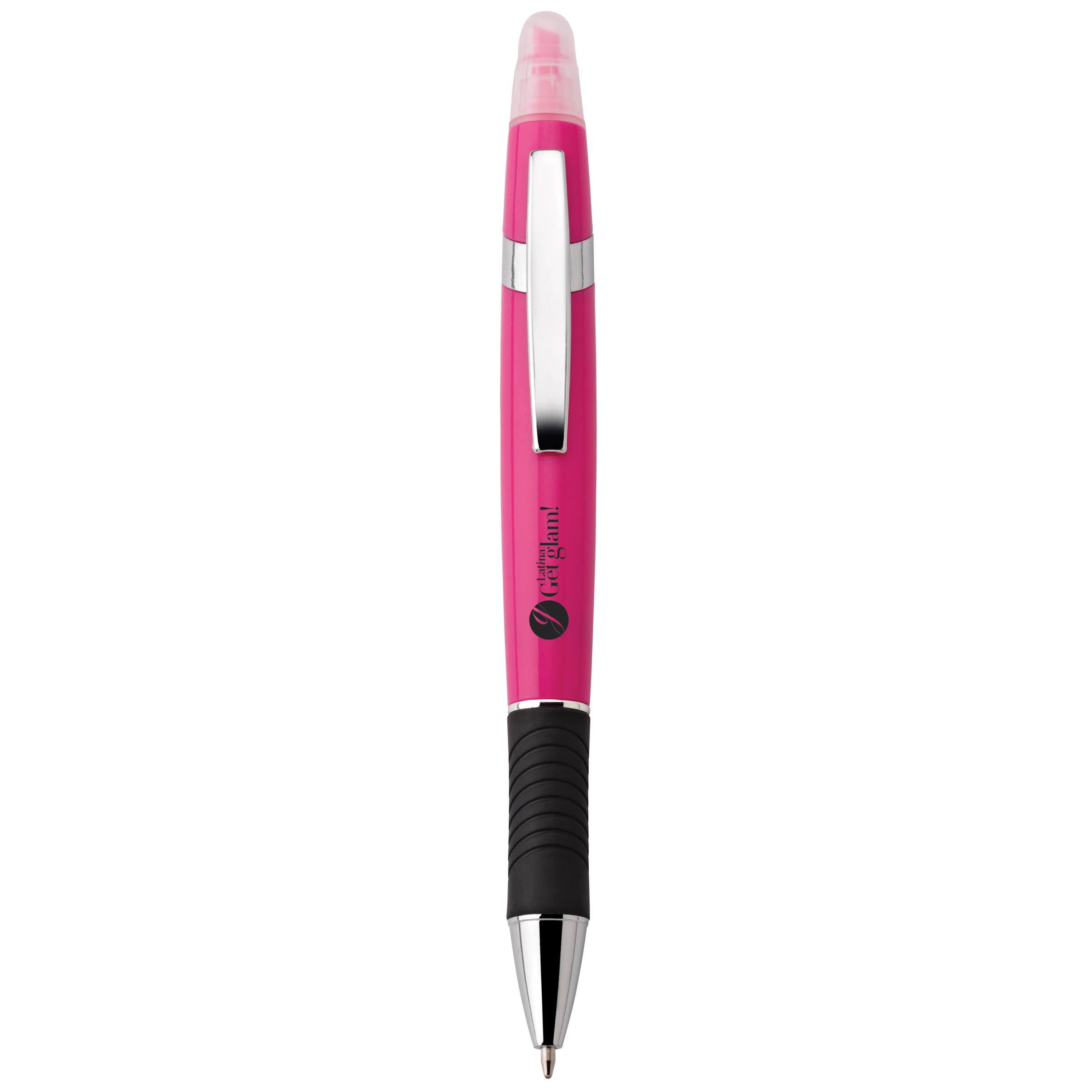 Spectorandco Viva ballpoint pen/highlighter - G1215 PINK