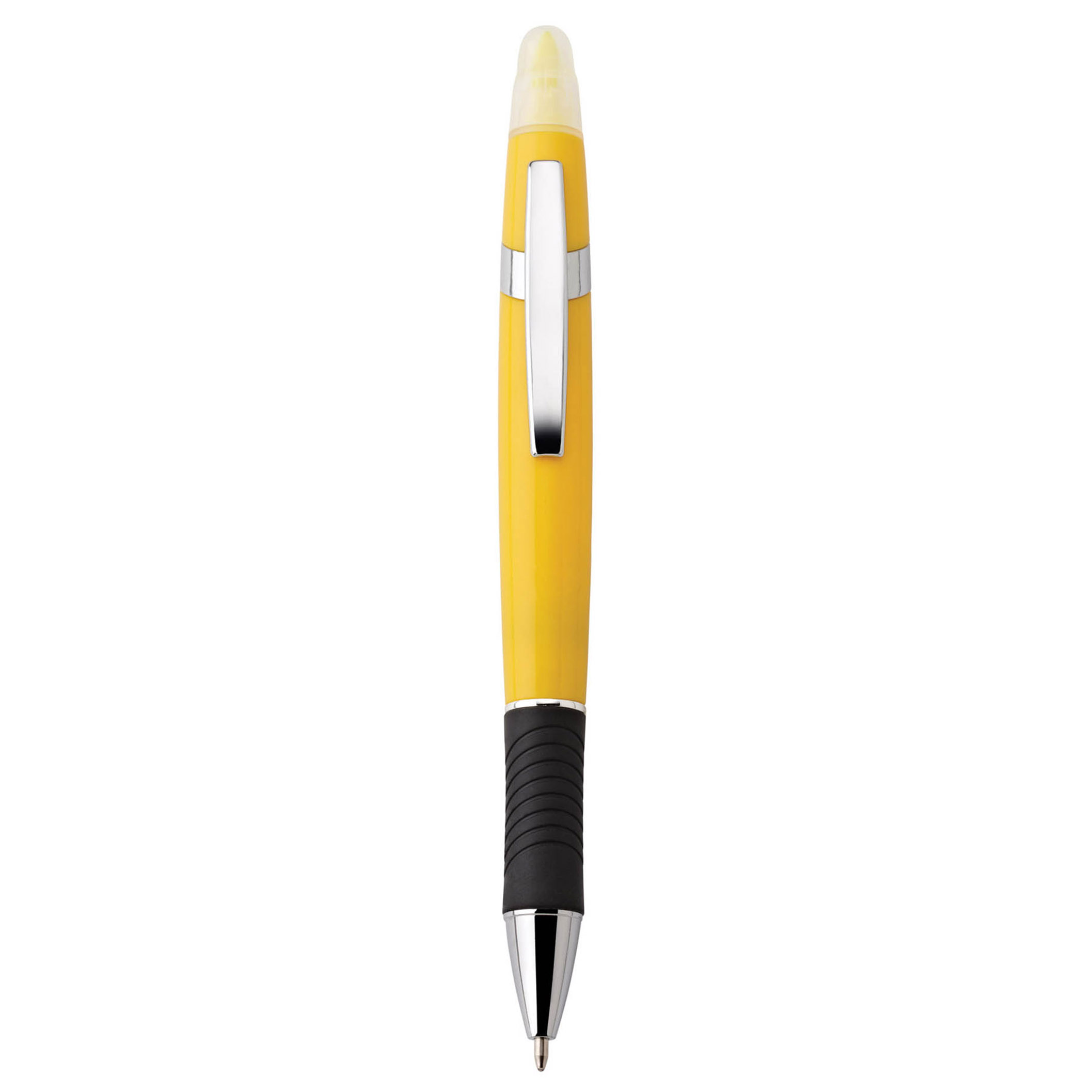 Spectorandco Viva ballpoint pen/highlighter - G1215 YELLOW