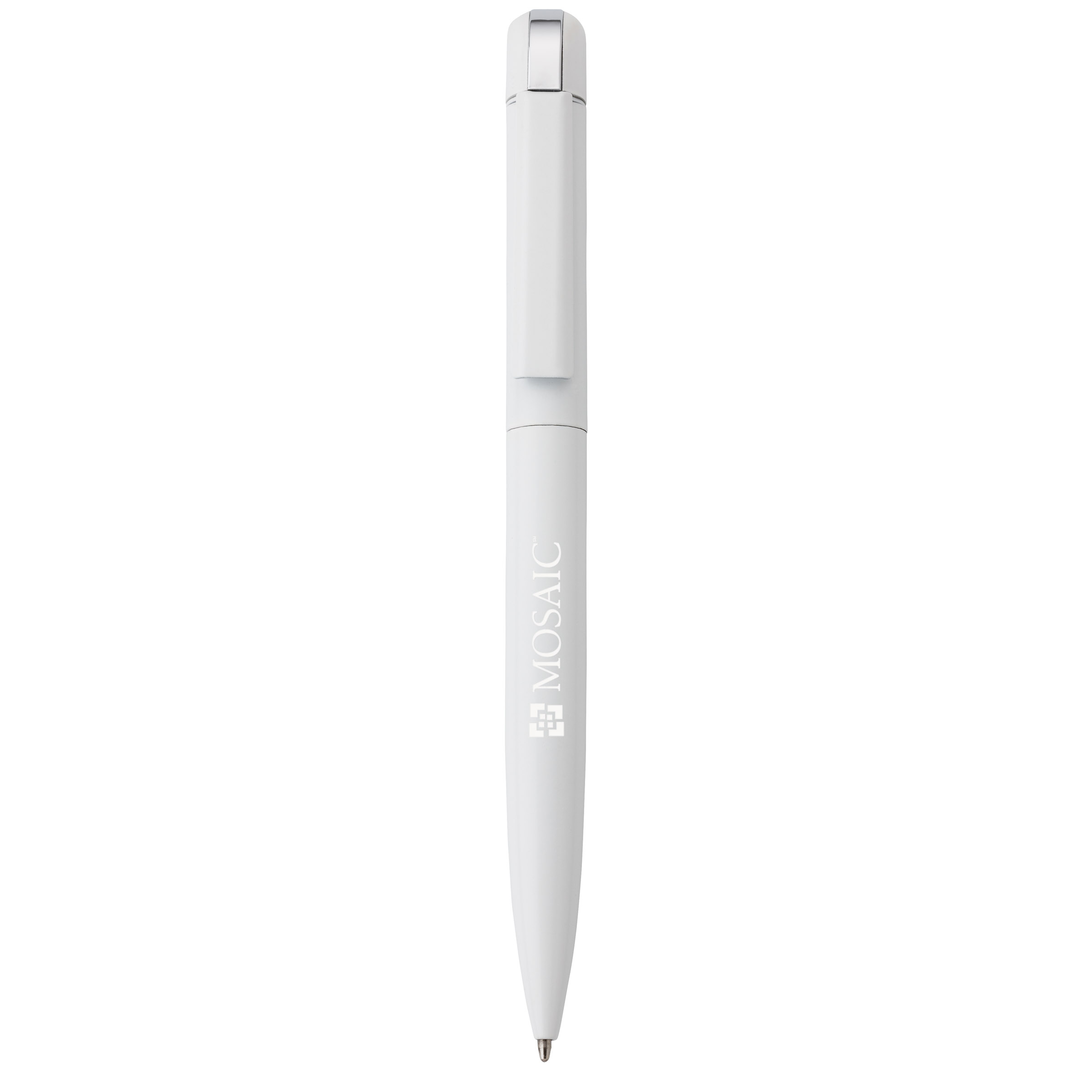 Spectorandco Romilda ballpoint pen - G3113 WHITE-CHROME