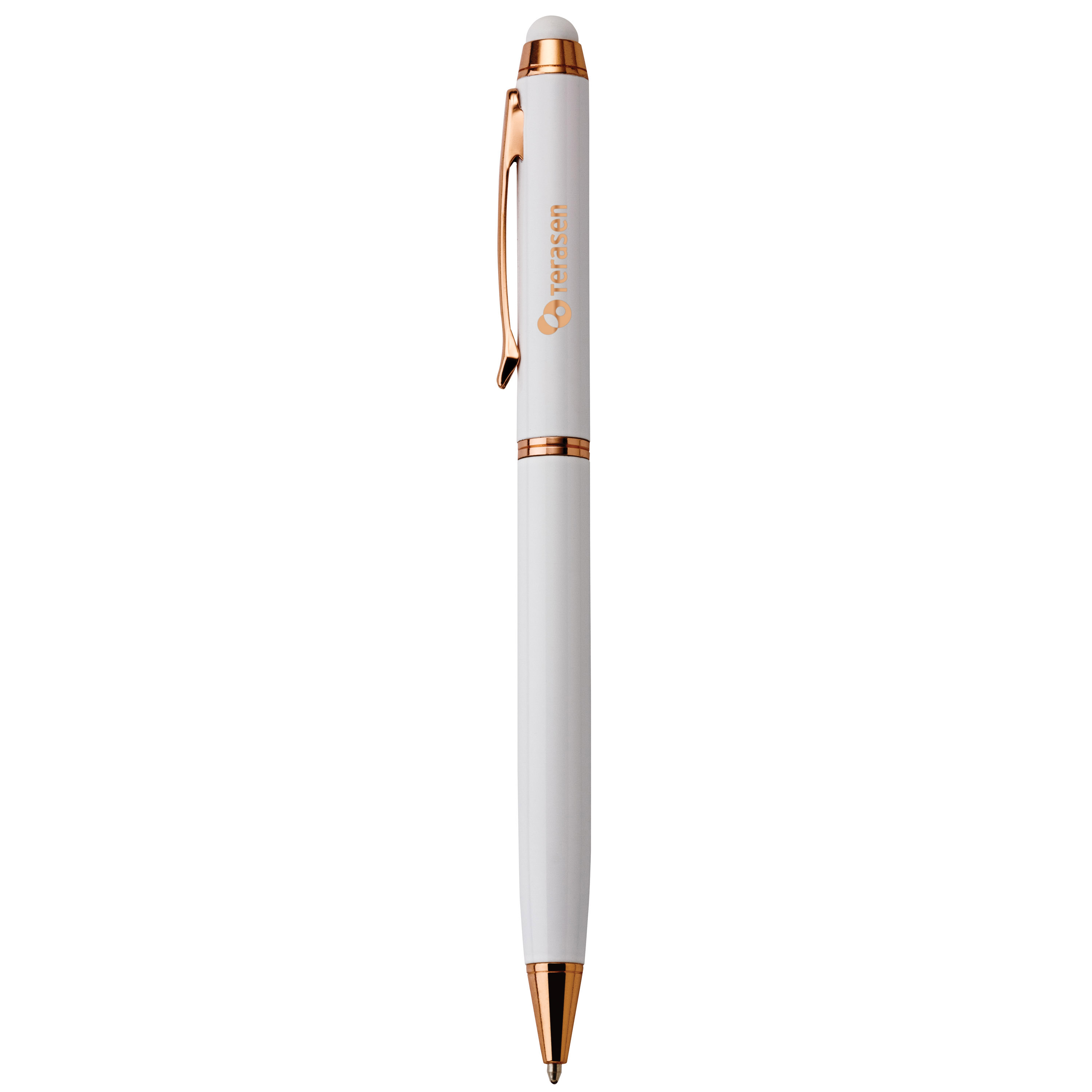 Spectorandco Theo ballpoint pen/stylus - G3115 WHITE