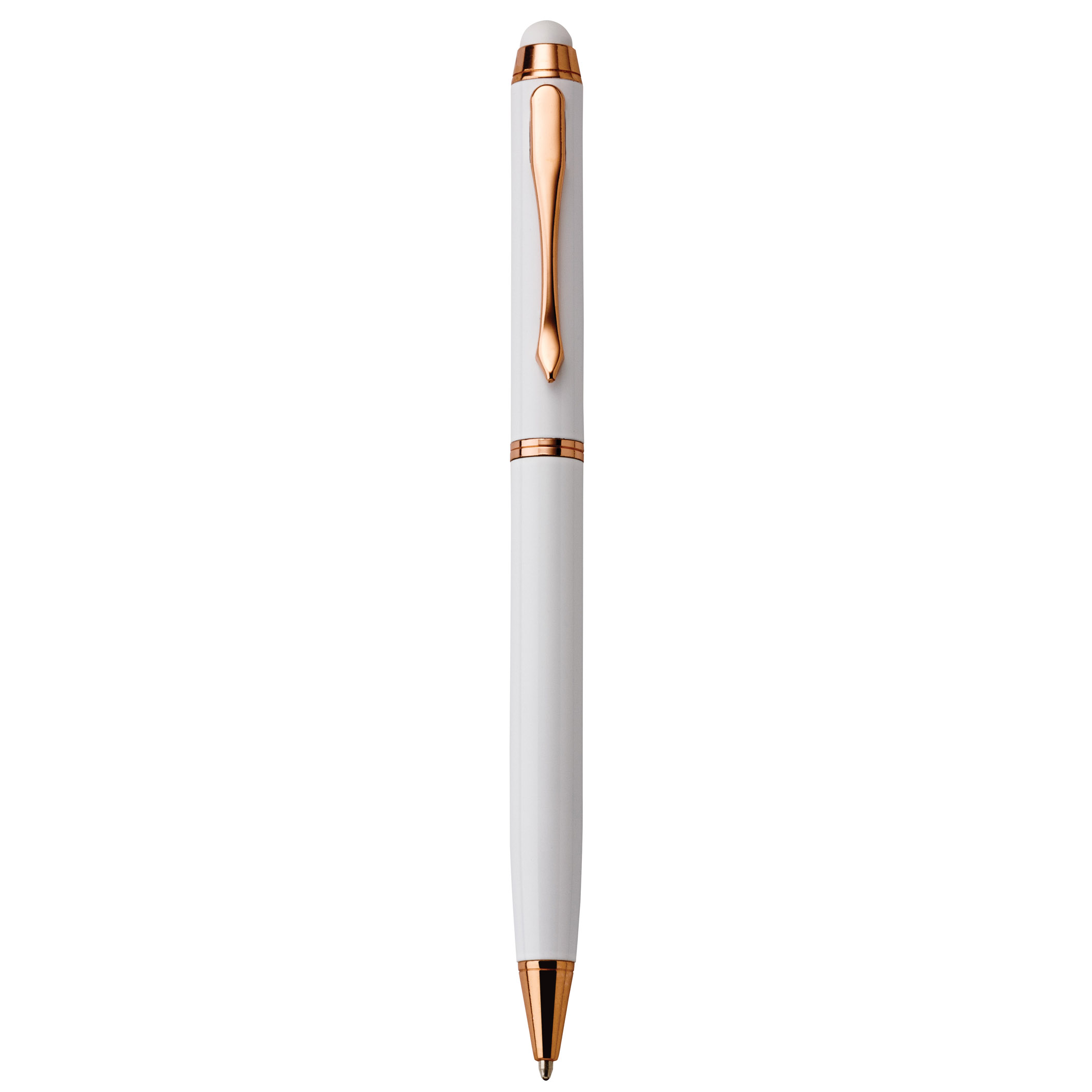 Spectorandco Theo ballpoint pen/stylus - G3115 WHITE