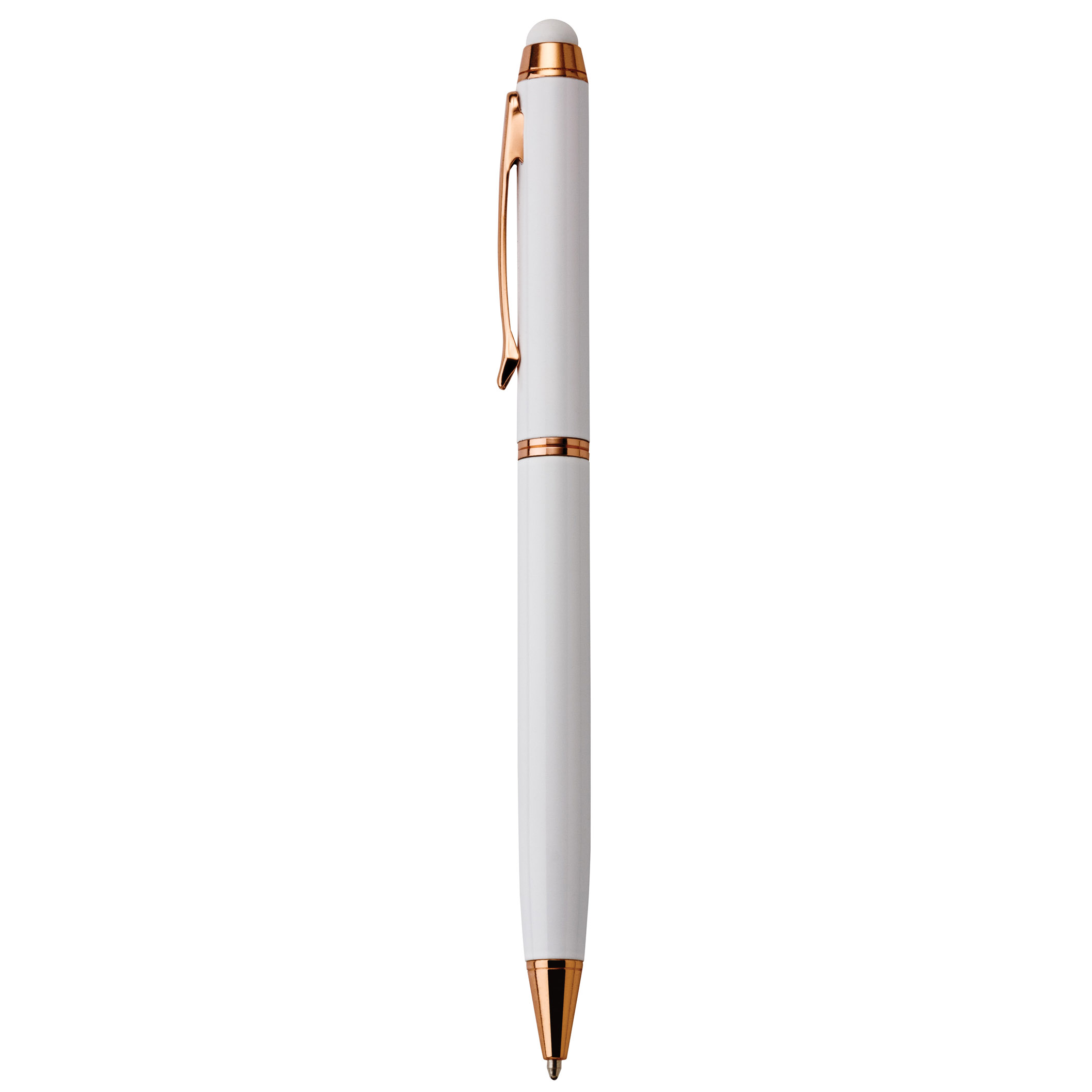Spectorandco Theo ballpoint pen/stylus - G3115 WHITE