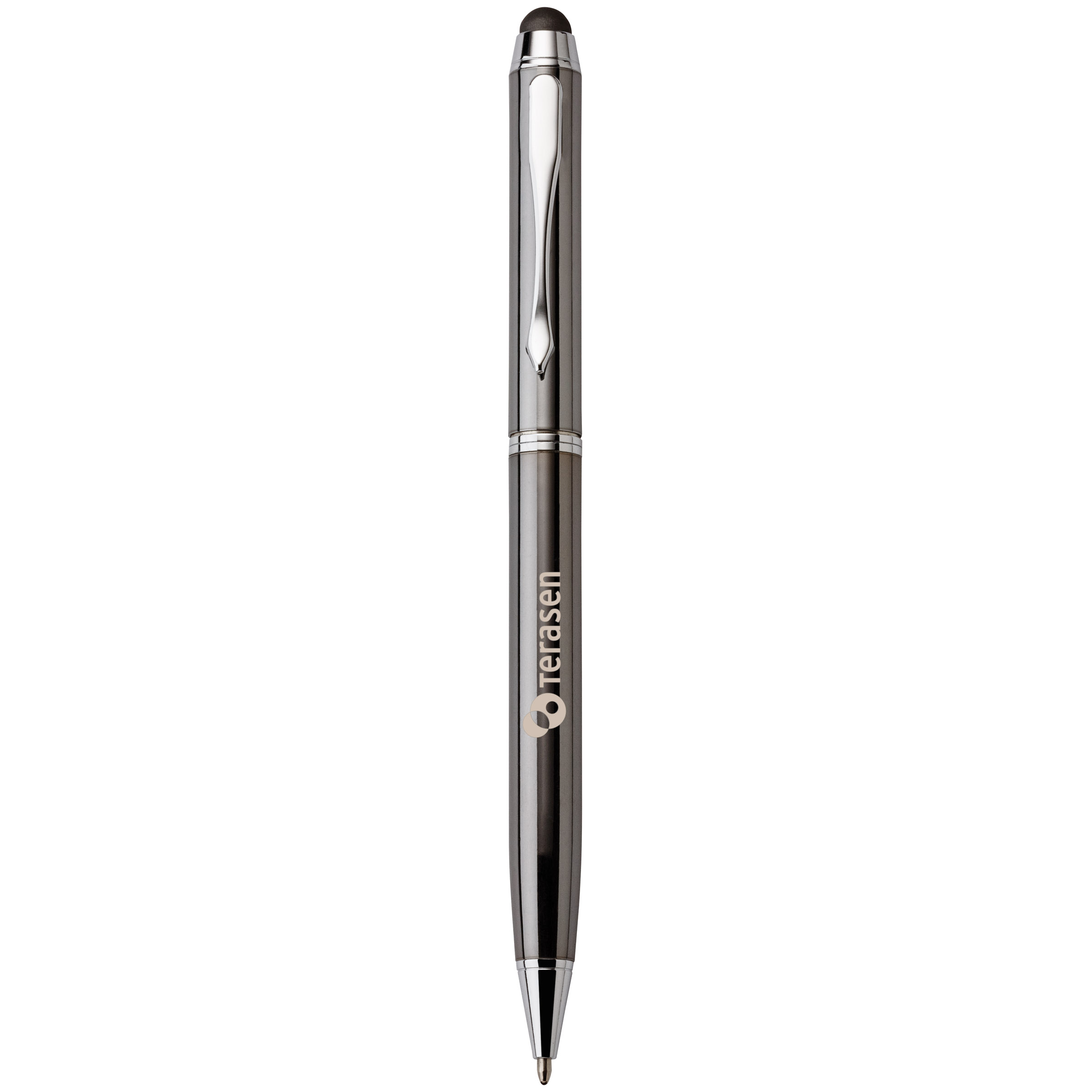 Spectorandco Theo ballpoint pen/stylus - G3115 GUN METAL