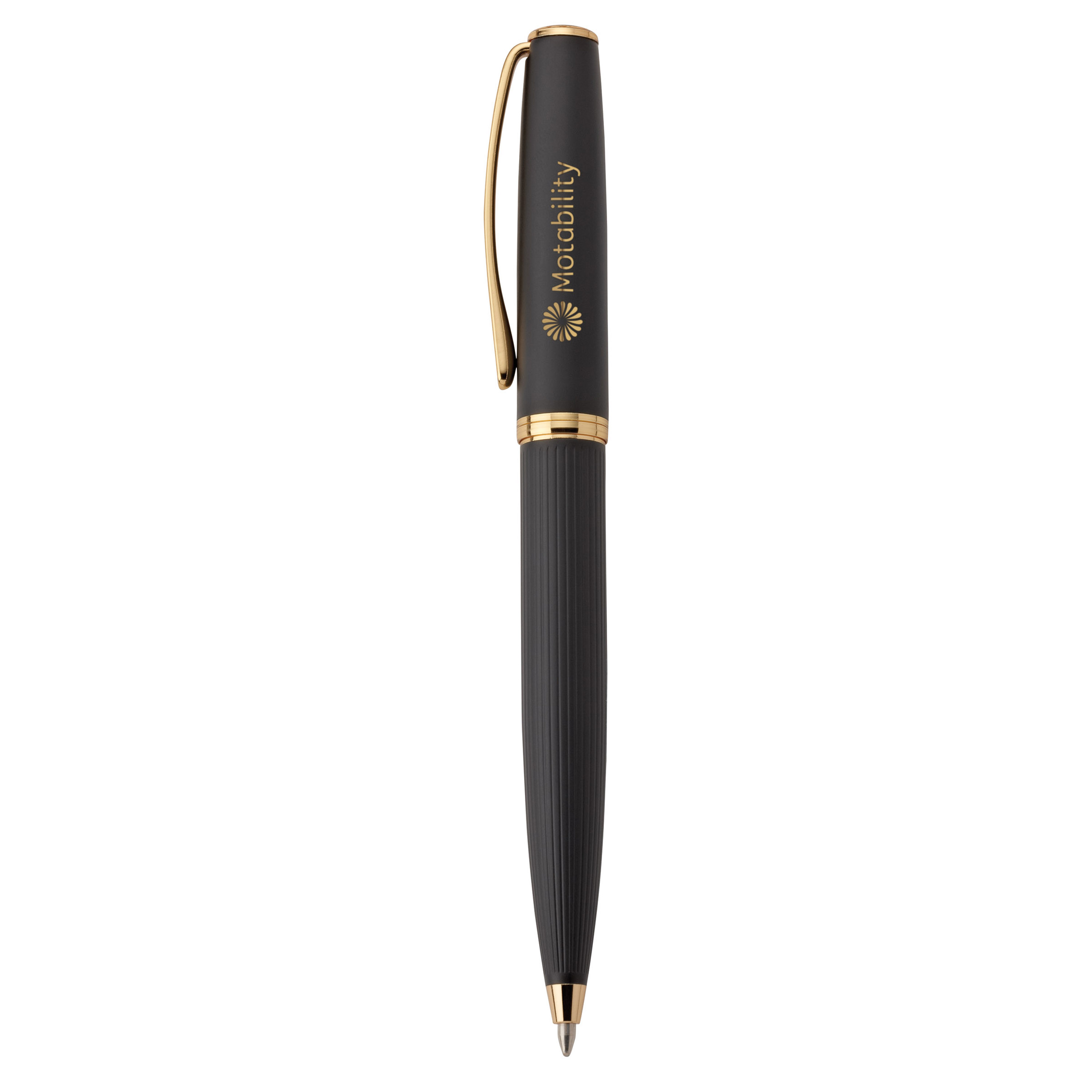 Spectorandco Renzo ballpoint pen - G3373 BLACK-GOLD