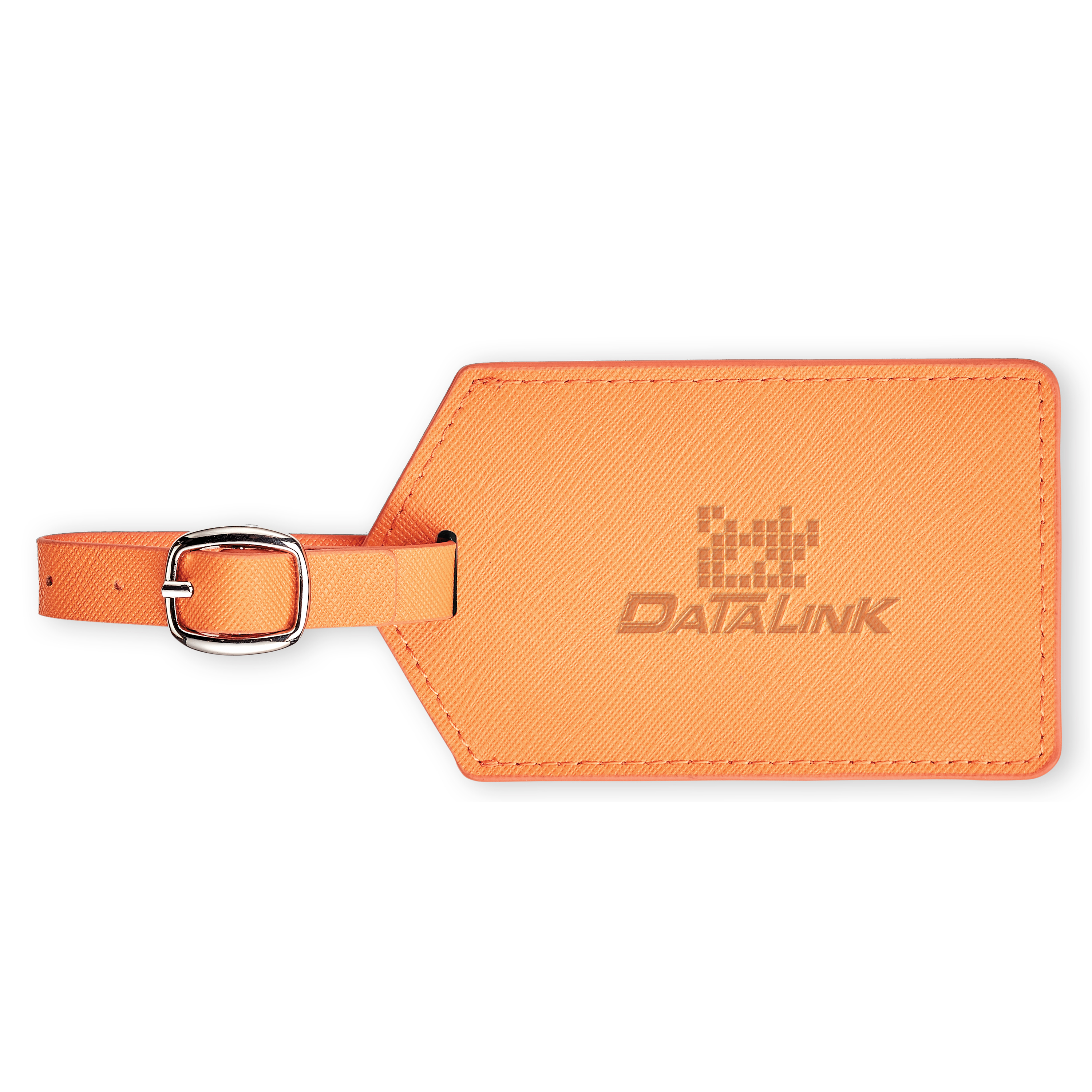 Spectorandco Toscano genuine leather luggage tag - G528 ORANGE