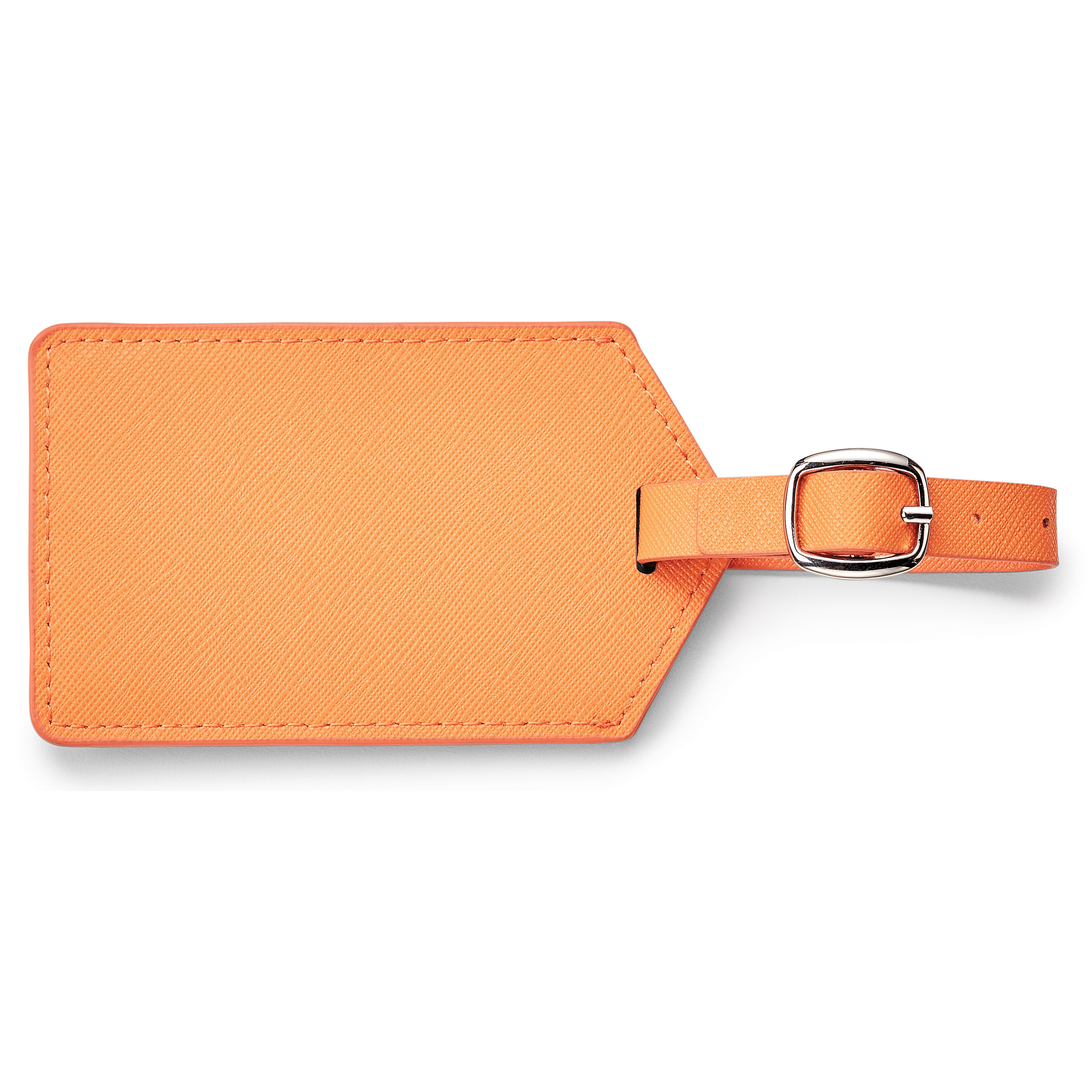 Spectorandco Toscano genuine leather luggage tag - G528 ORANGE