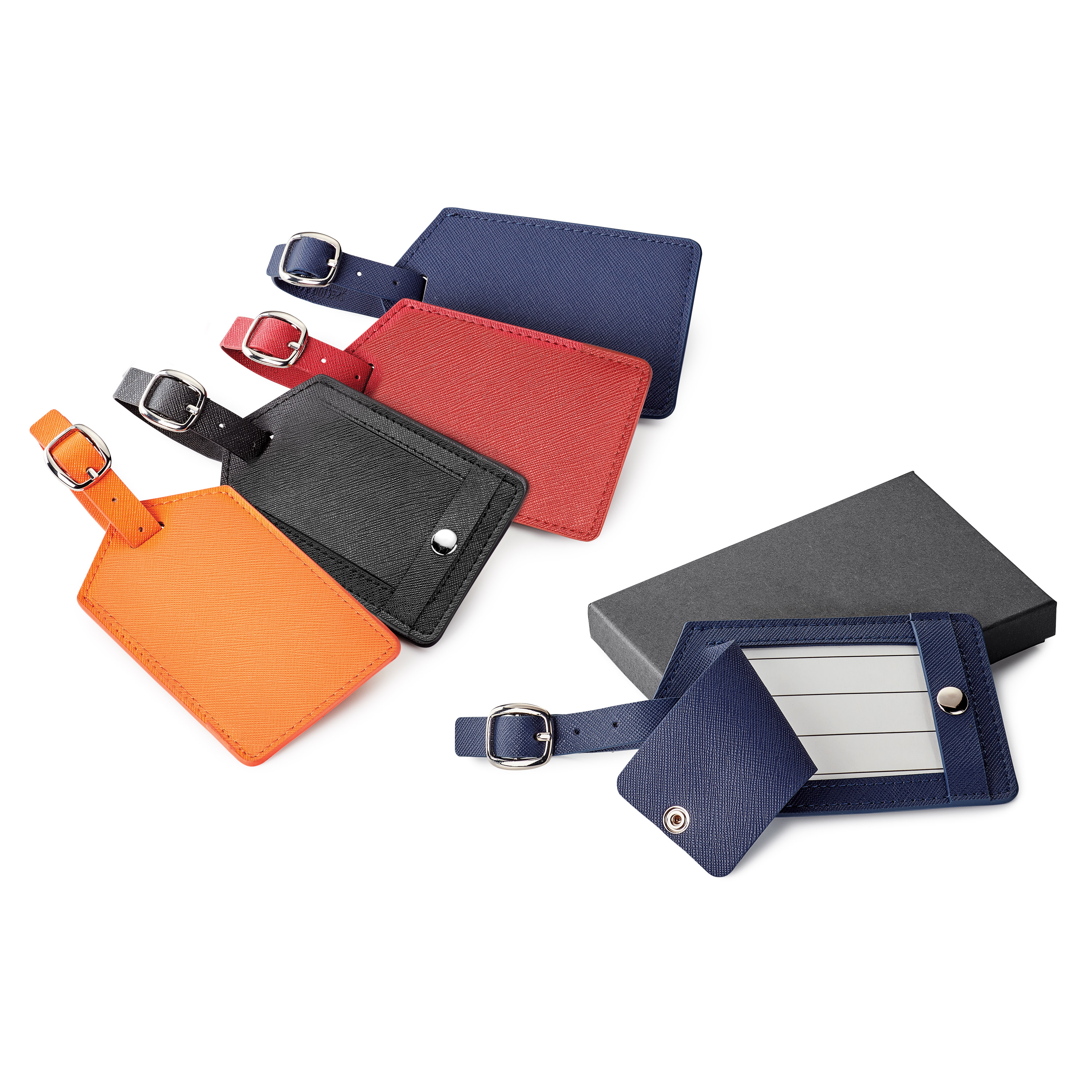 Spectorandco Toscano genuine leather luggage tag - G528