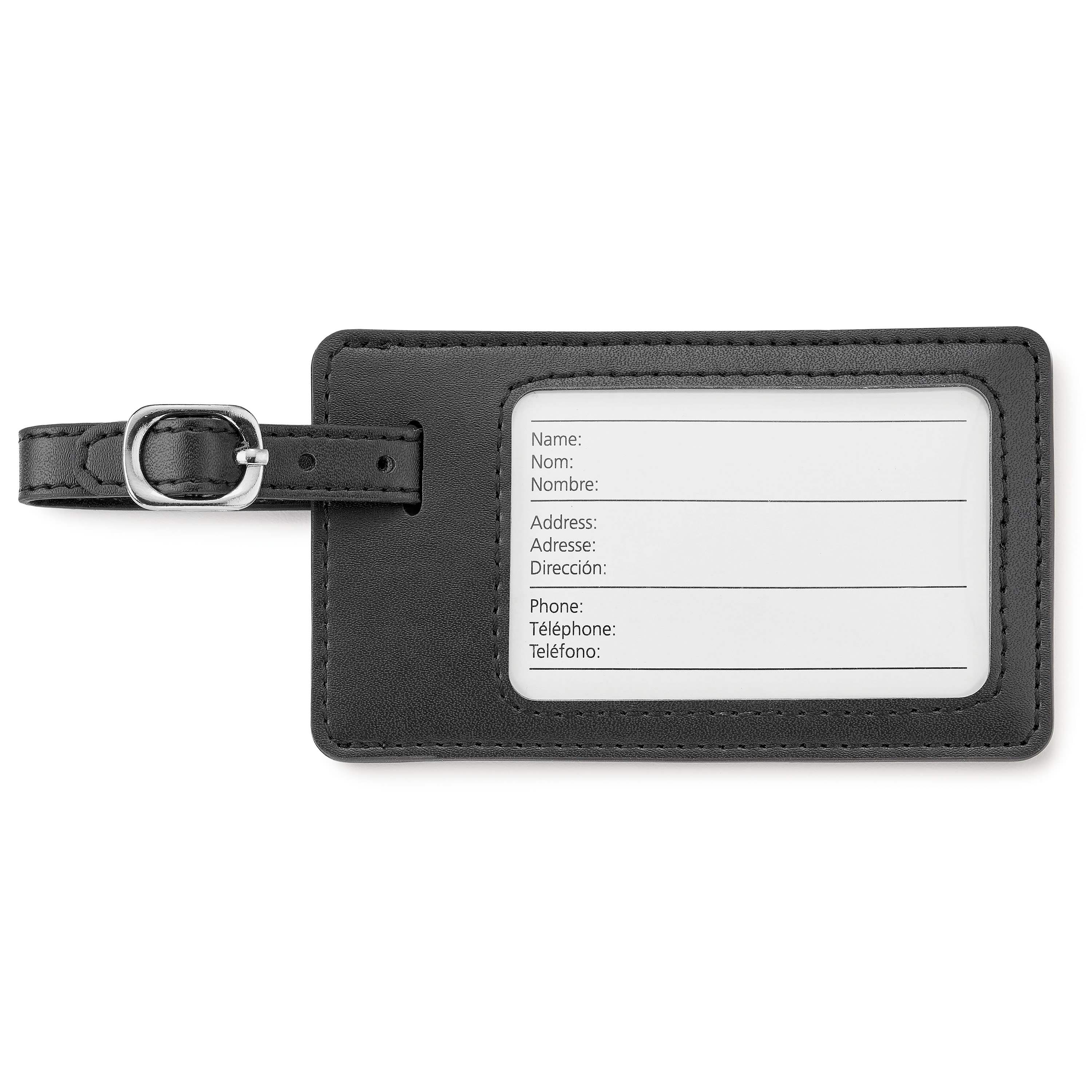 Spectorandco Neoskin<sup>®</sup> luggage tag - G529 BLACK