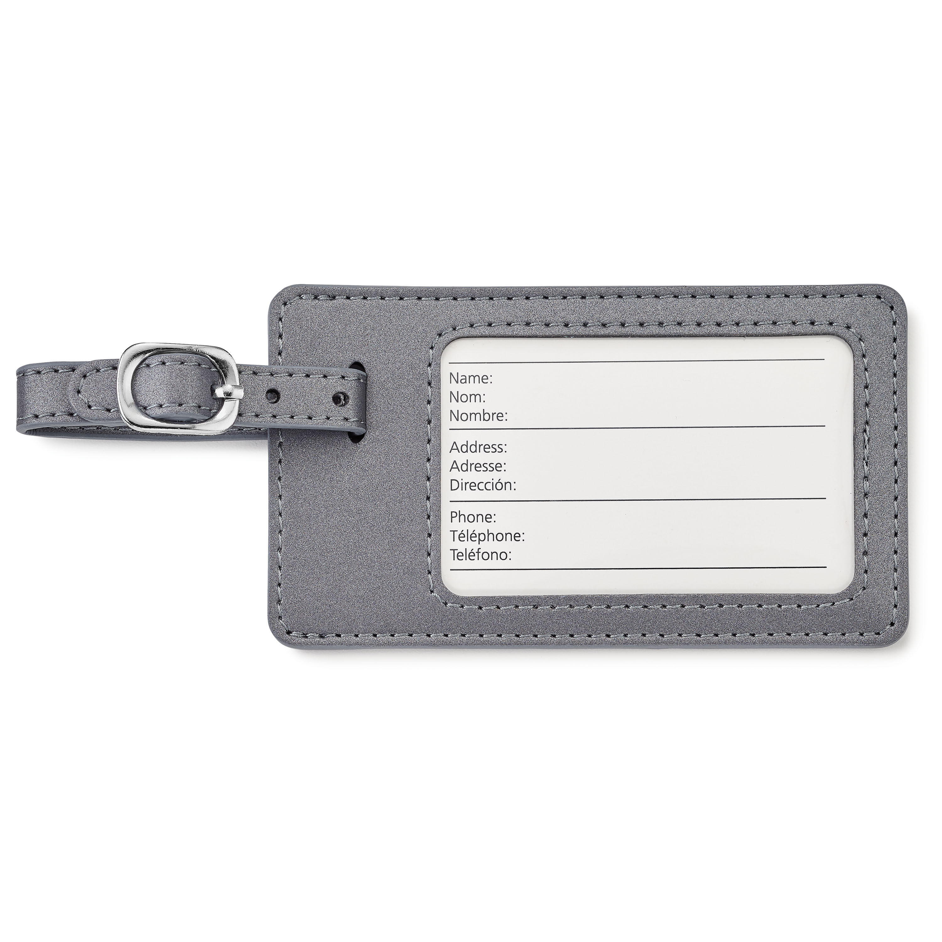 Spectorandco Neoskin<sup>®</sup> luggage tag - G529 CHARCOAL