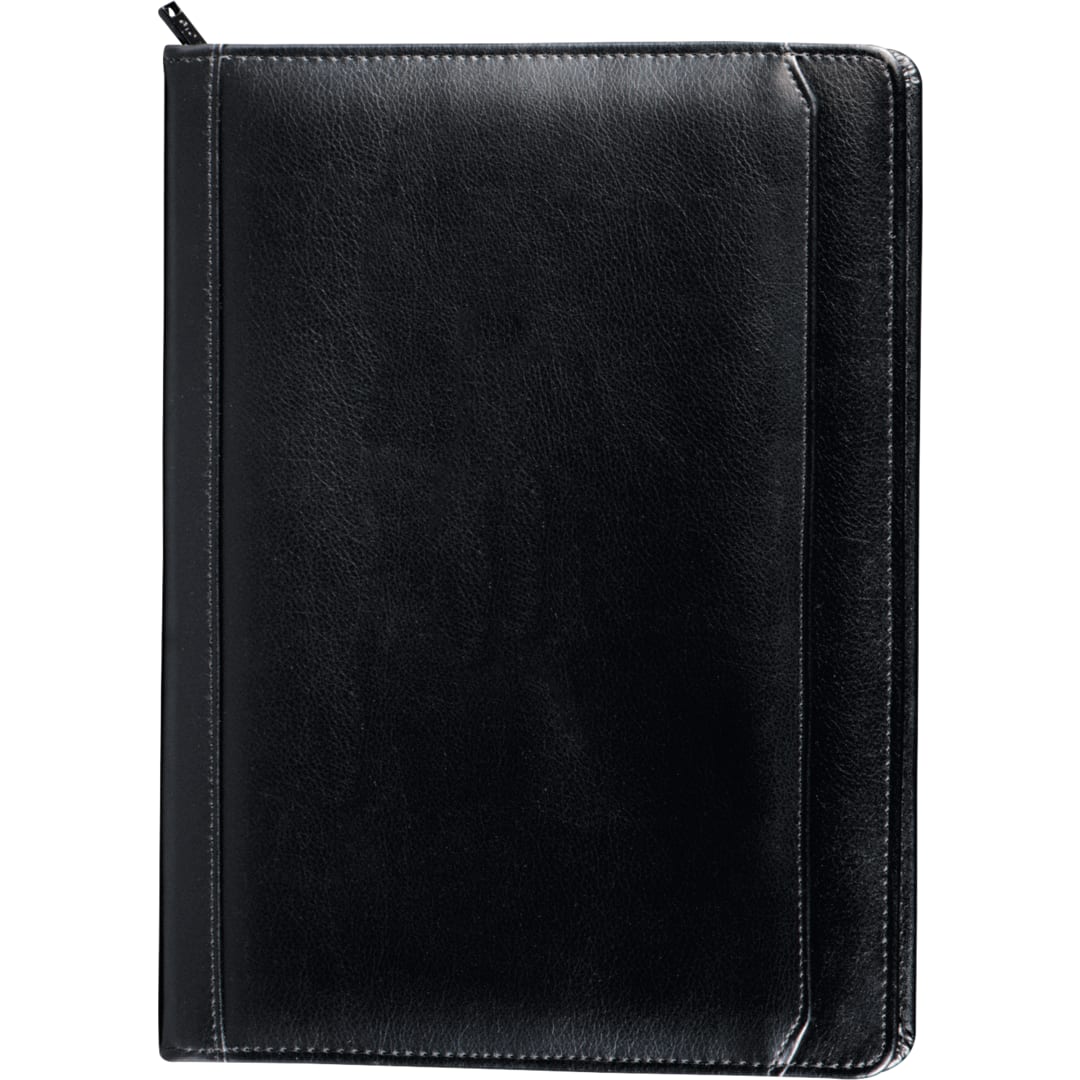 FSC&#174; Mix Manchester Zippered Padfolio - 0400-10 Black