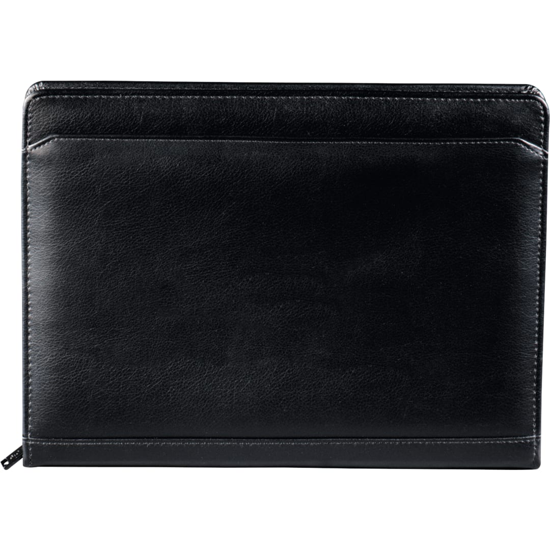 FSC&#174; Mix Manchester Zippered Padfolio - 0400-10 Black