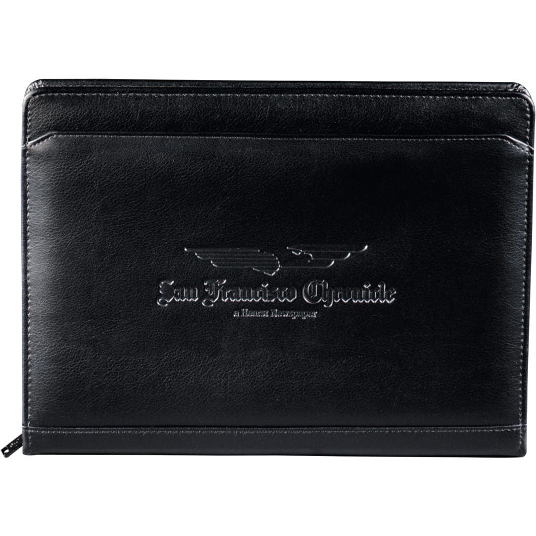 FSC&#174; Mix Manchester Zippered Padfolio - 0400-10 Black