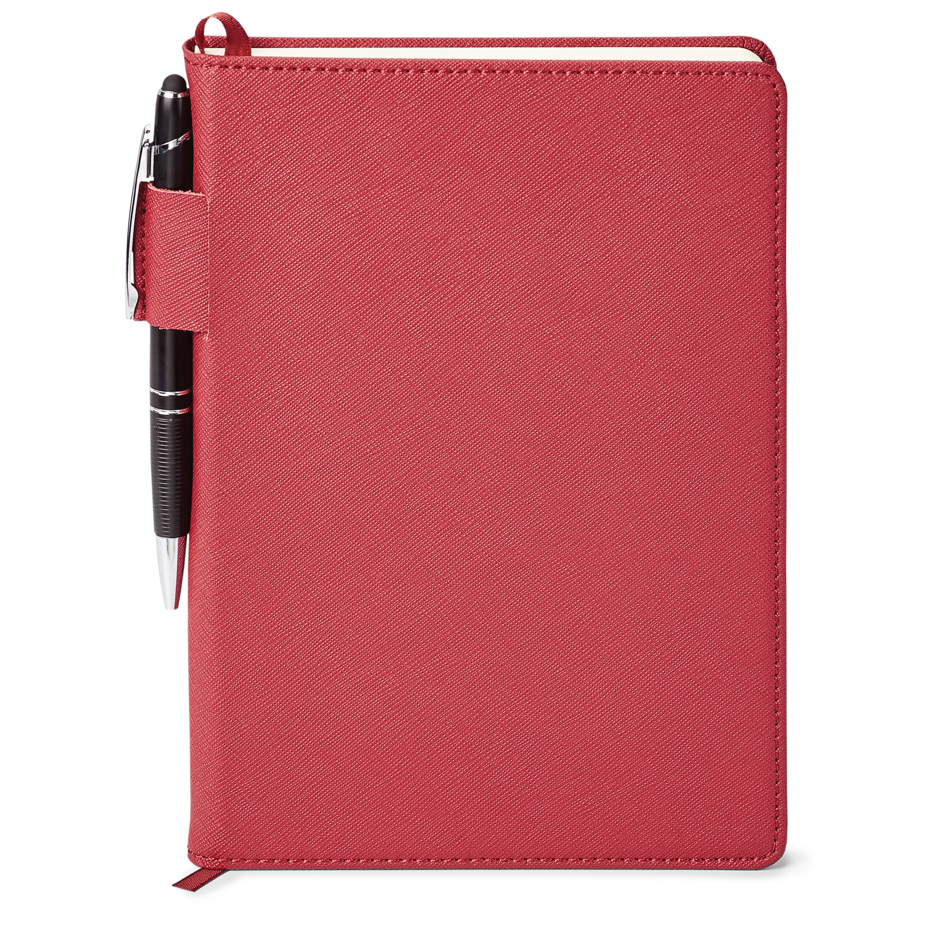 Spectorandco Genuine leather non-refillable journal kit - GF4668 RED