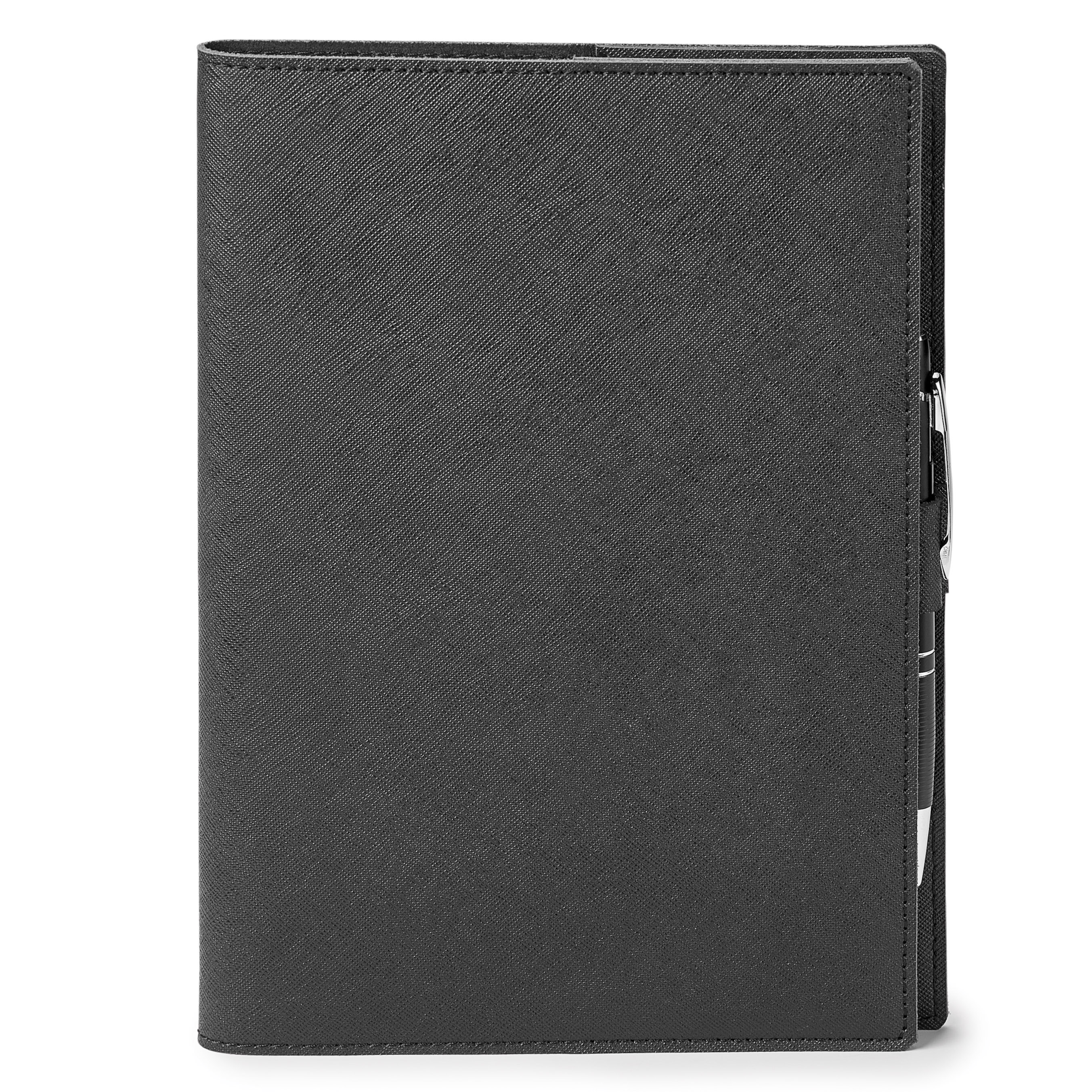 Spectorandco Genuine leather refillable journal combo - GF4678 BLACK