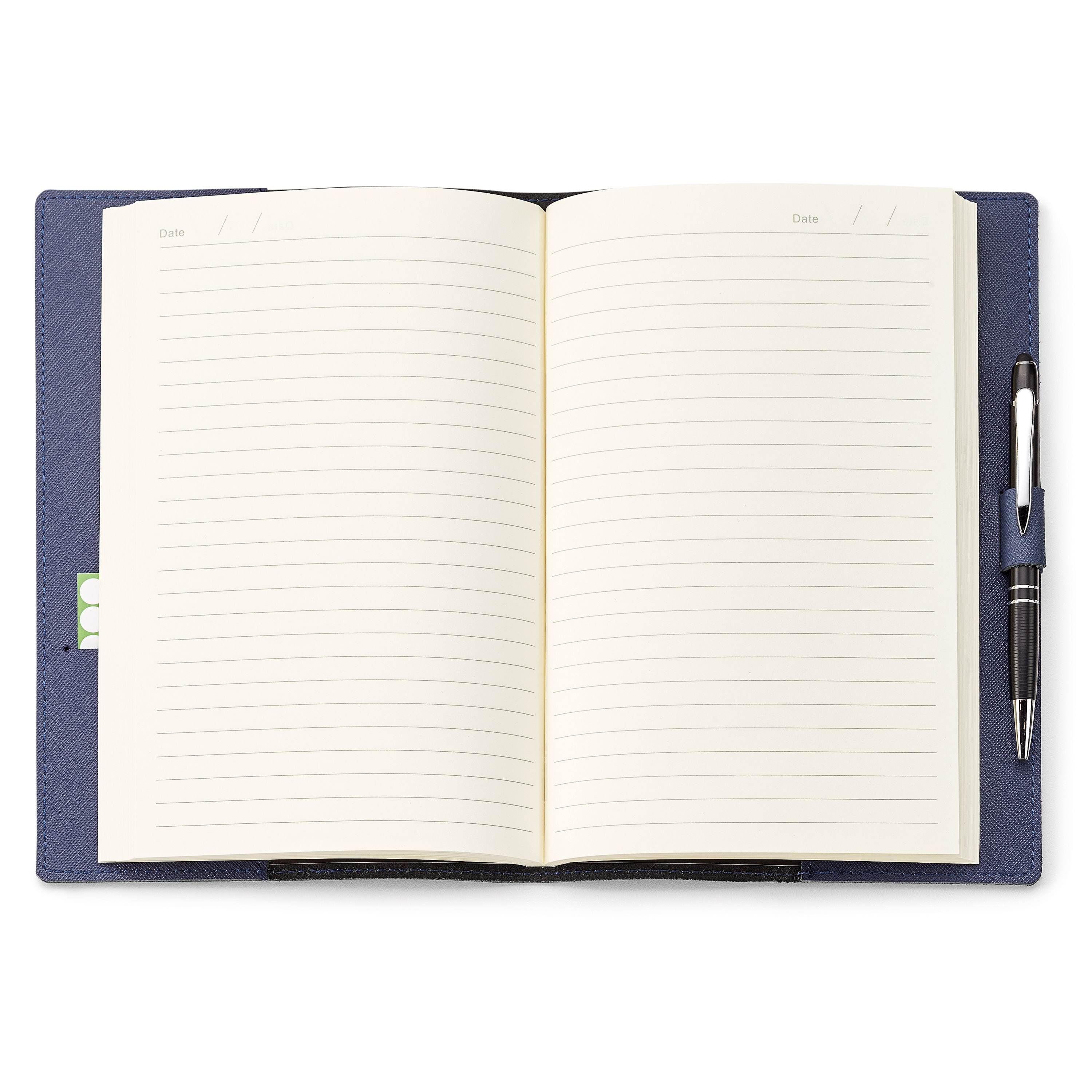 Spectorandco Genuine leather refillable journal combo - GF4678 BLUE