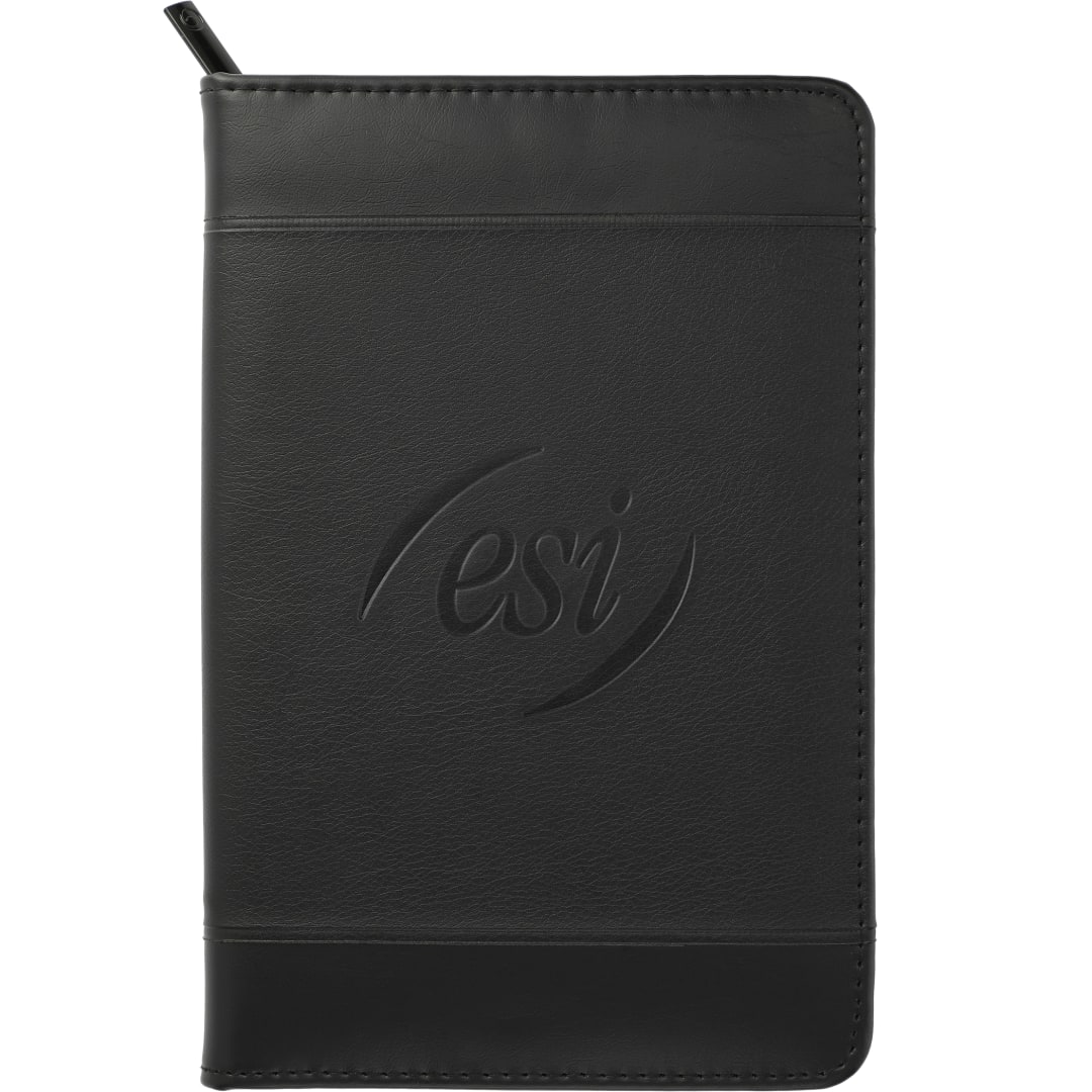 FSC&#174; Mix Windsor Impressions Jr. Zip Padfolio - 0551-06 Black