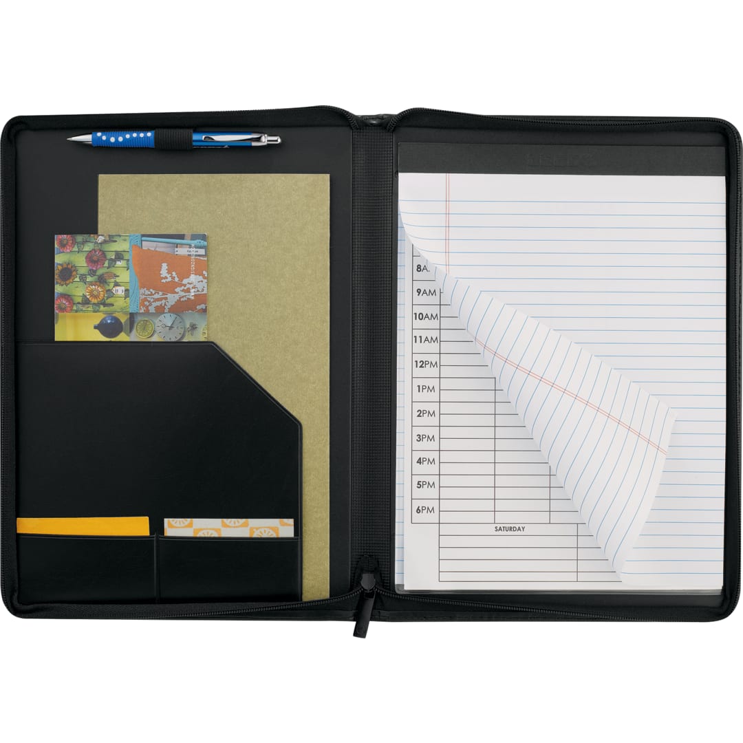  FSC&#174; Mix Windsor Impressions Zip Padfolio - 0551-10