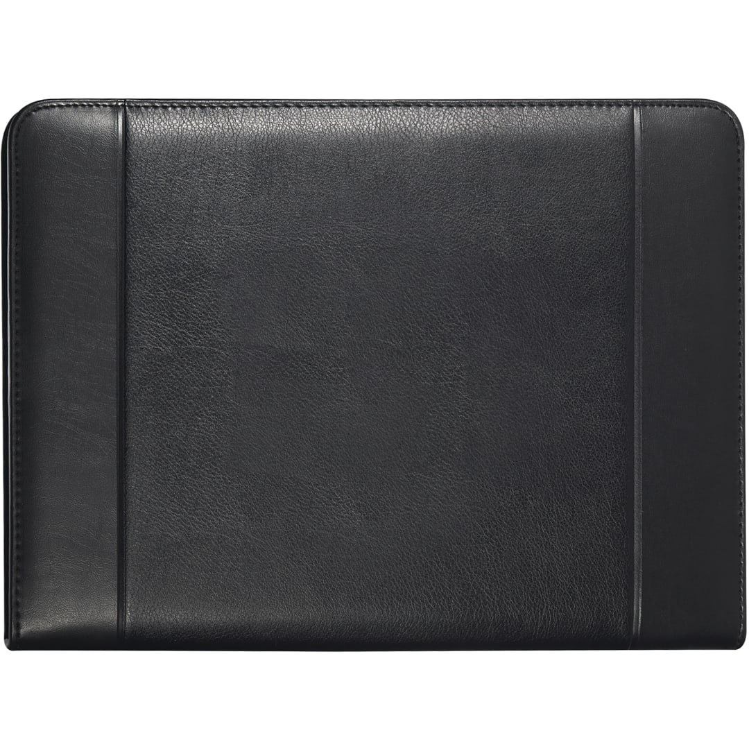 FSC&#174; Mix Windsor Impressions Zip Padfolio - 0551-10 Black