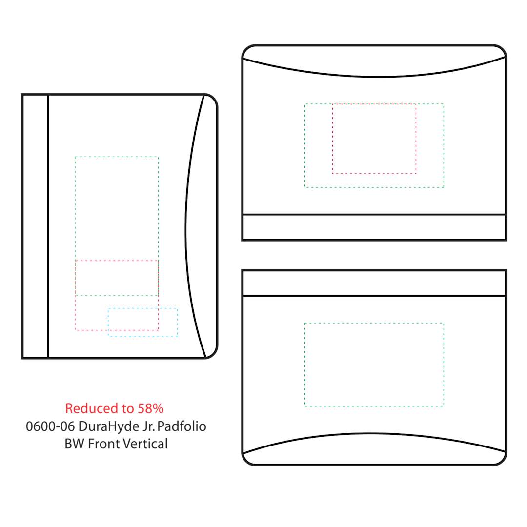 FSC&#174; Mix DuraHyde Jr. Zippered Padfolio - 0600-06 Black