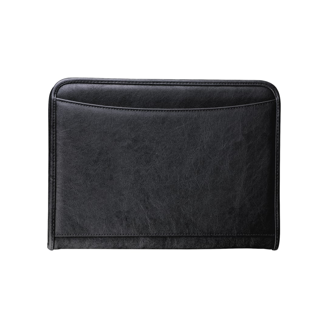 FSC® Mix Executive DuraHyde Zippered Padfolio - 0600-10 Black