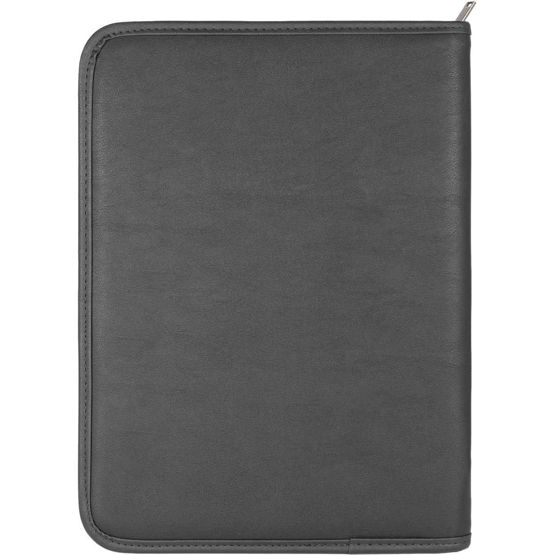 FSC® Mix Executive DuraHyde Zippered Padfolio - 0600-10 Black
