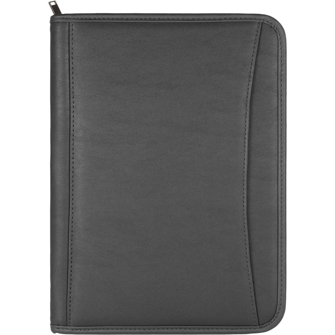 FSC® Mix Executive DuraHyde Zippered Padfolio - 0600-10 Black