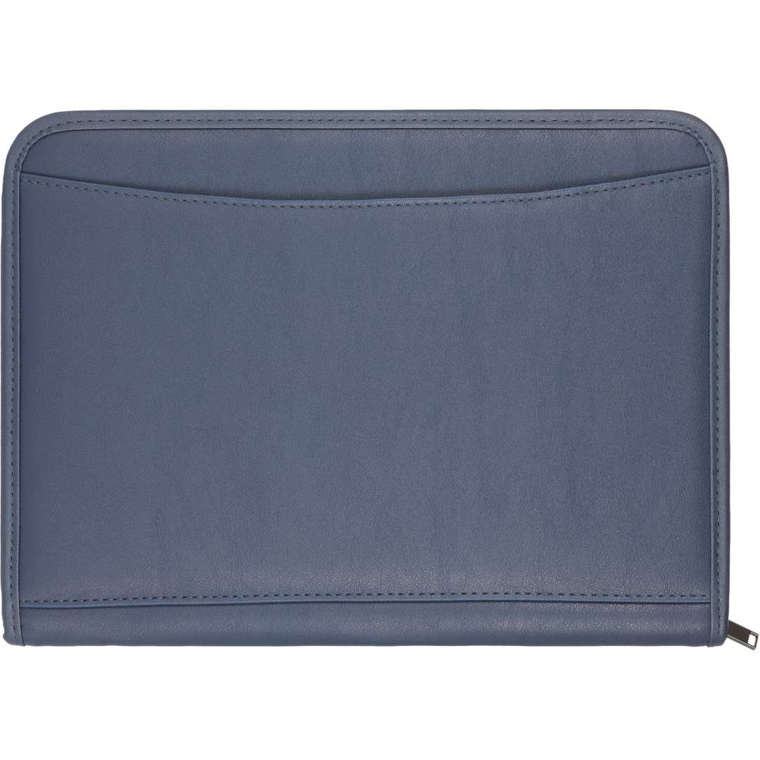 FSC® Mix Executive DuraHyde Zippered Padfolio - 0600-10 Blue