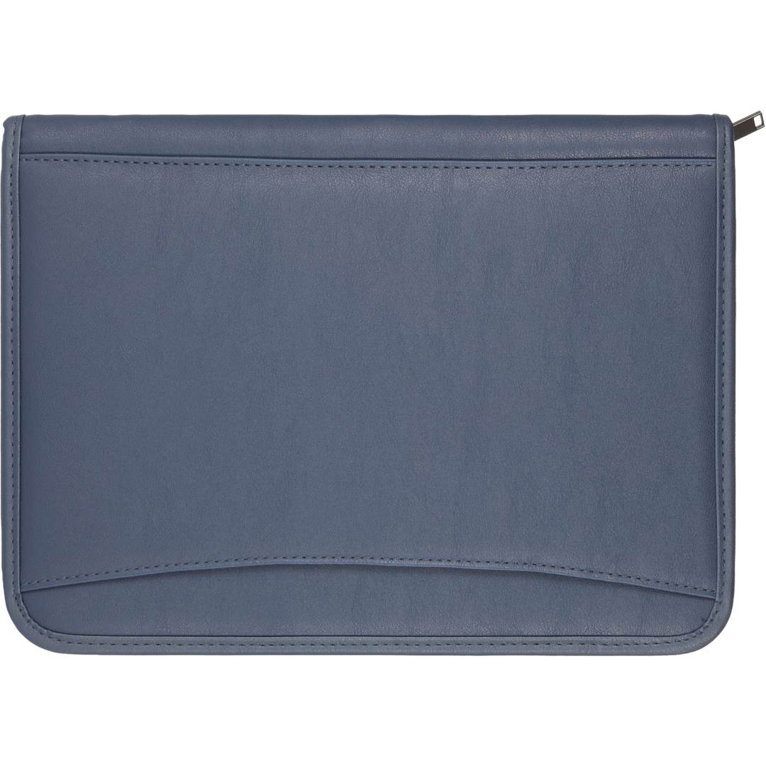 FSC® Mix Executive DuraHyde Zippered Padfolio - 0600-10 Blue