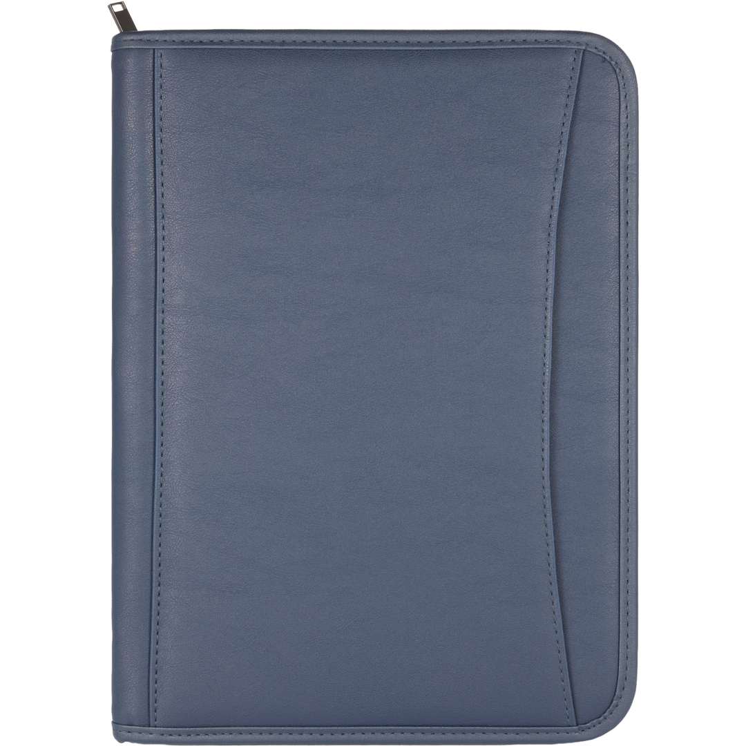 FSC® Mix Executive DuraHyde Zippered Padfolio - 0600-10 Blue