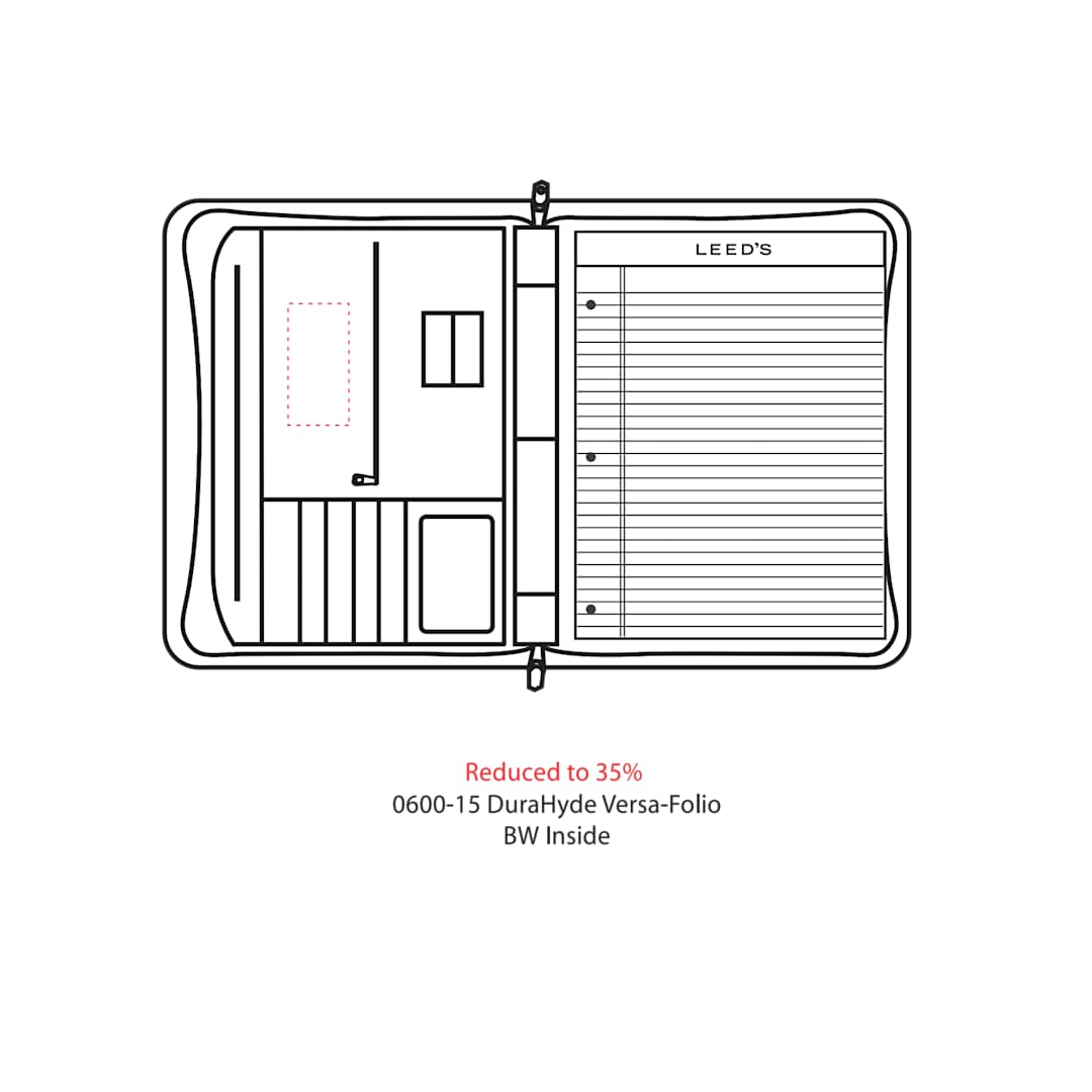 FSC&#174; Mix DuraHyde Versa-Folio - 0600-15 Black