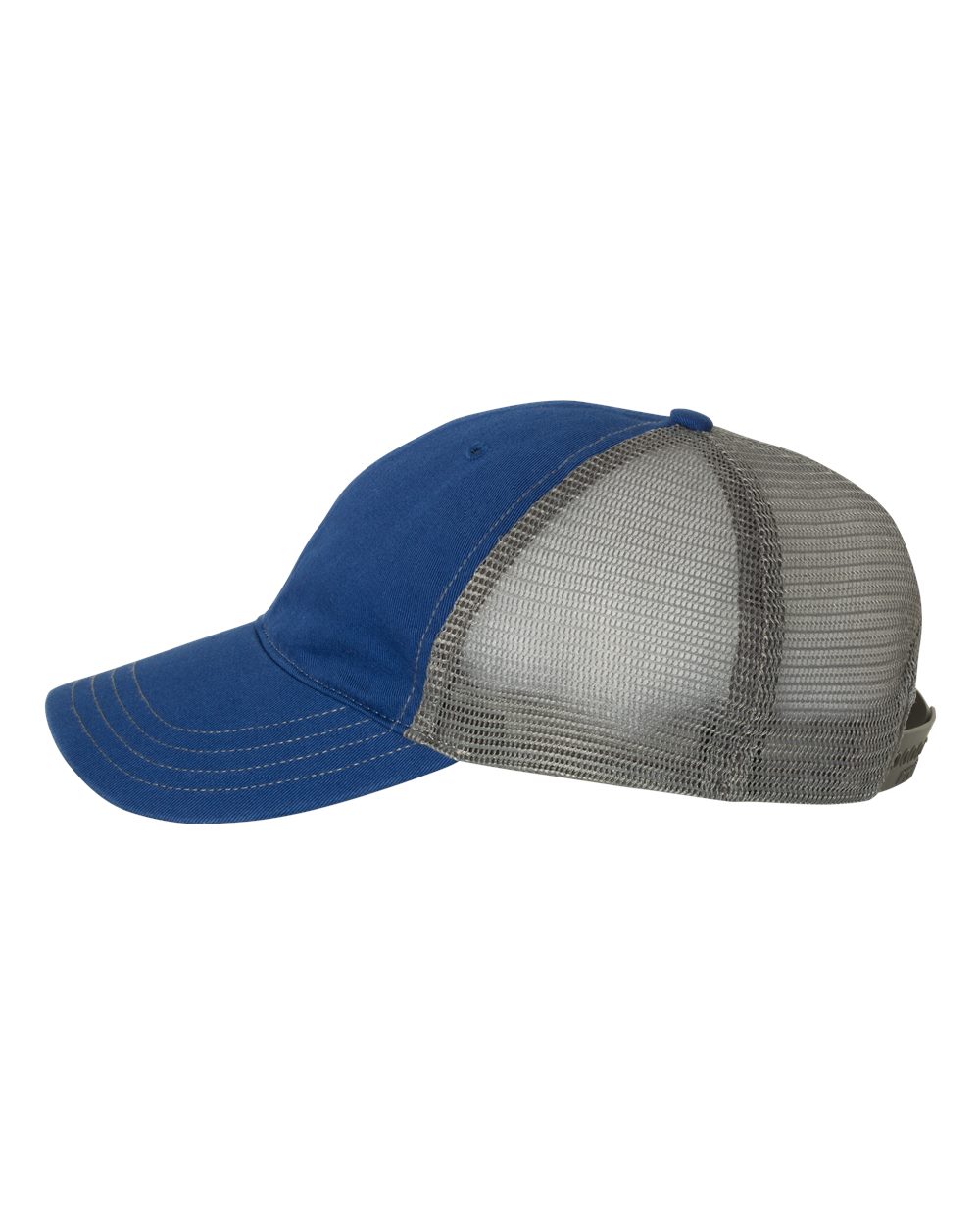 Richardson Garment-Washed Trucker Cap - 111 Royal- Charcoal