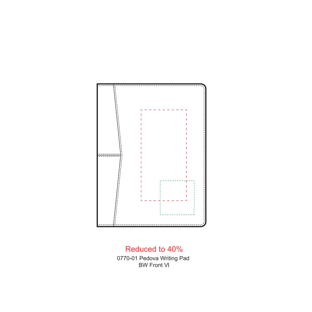 Pedova FSC&#174; Mix Pedova™ Writing Pad - 0770-01 Black