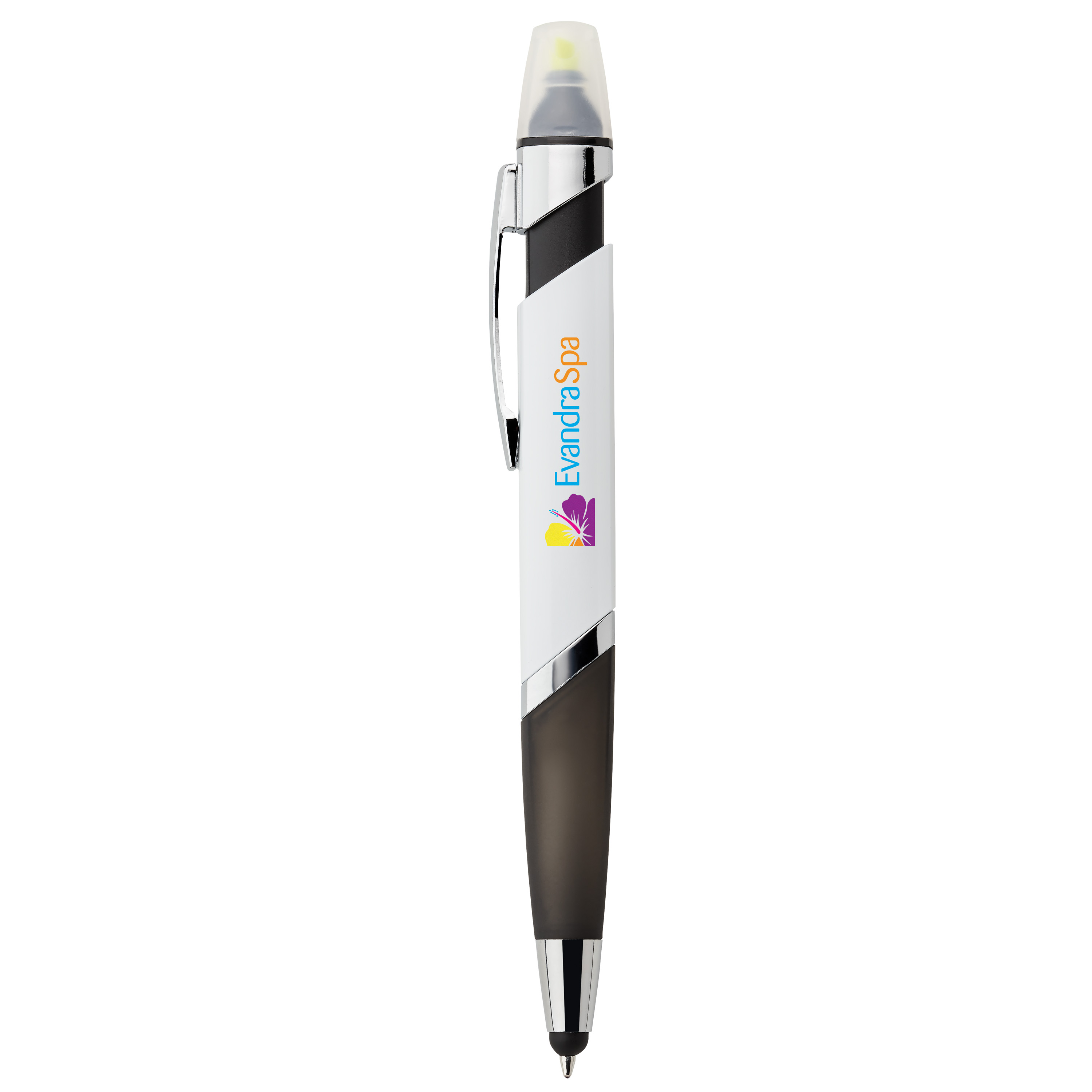 Spectorandco Cynthia 3-in-1 ballpoint pen/stylus/highlighter - I149 BLACK