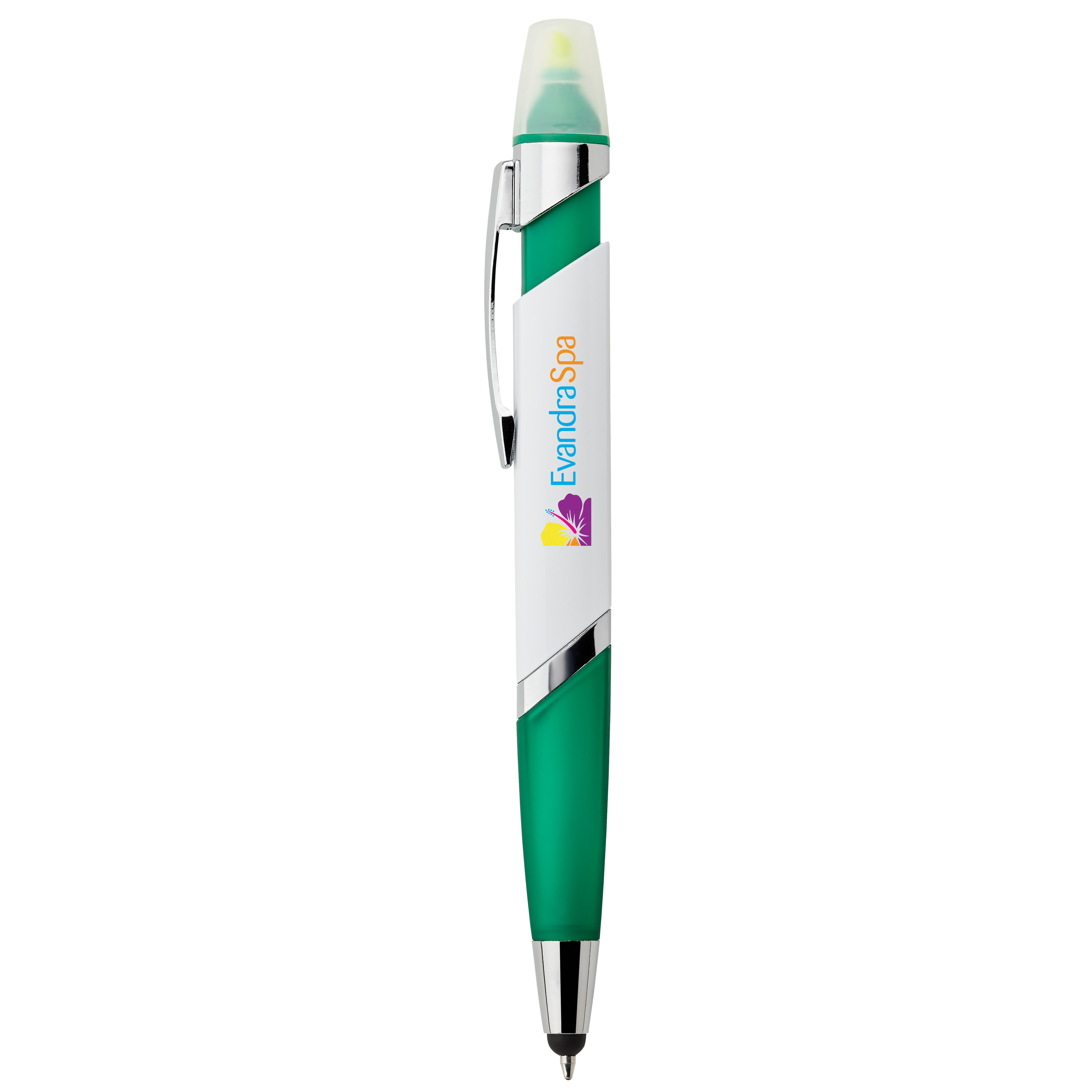 Spectorandco Cynthia 3-in-1 ballpoint pen/stylus/highlighter - I149 GREEN