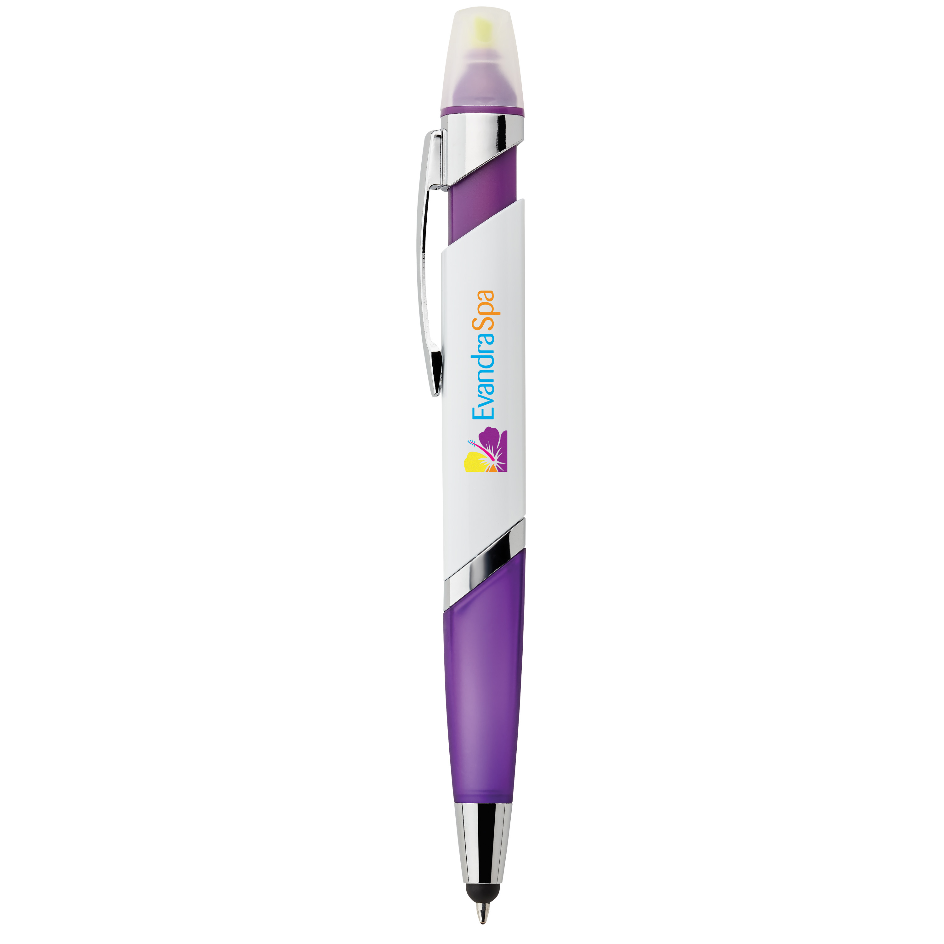 Spectorandco Cynthia 3-in-1 ballpoint pen/stylus/highlighter - I149 PURPLE