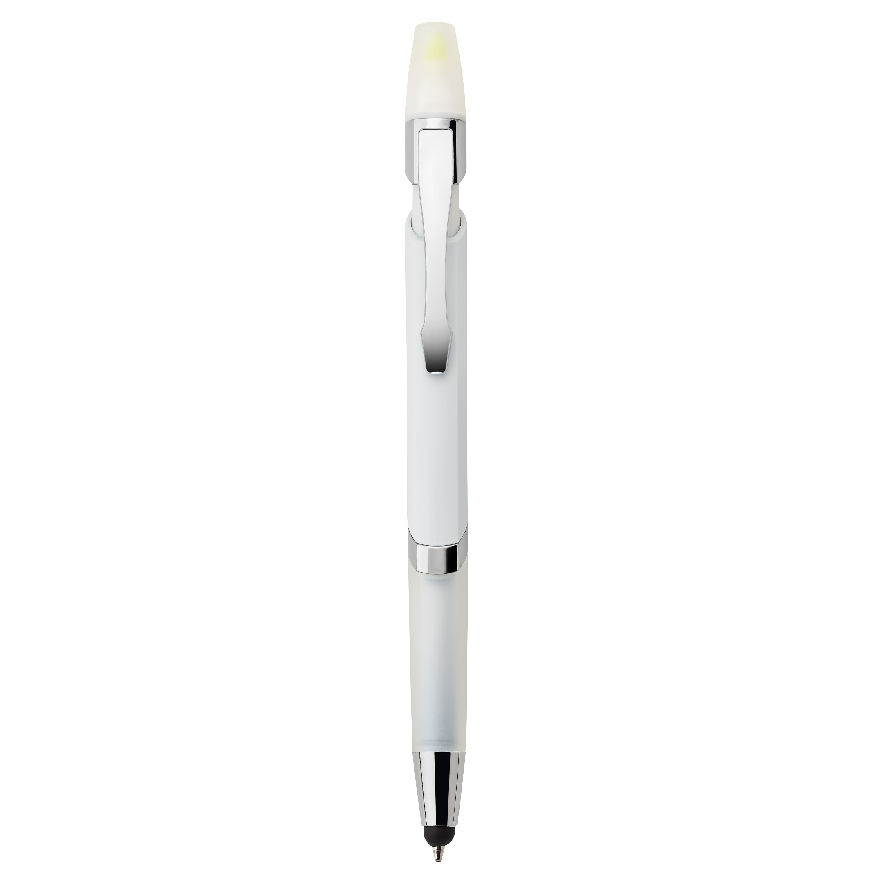 Spectorandco Cynthia 3-in-1 ballpoint pen/stylus/highlighter - I149 WHITE