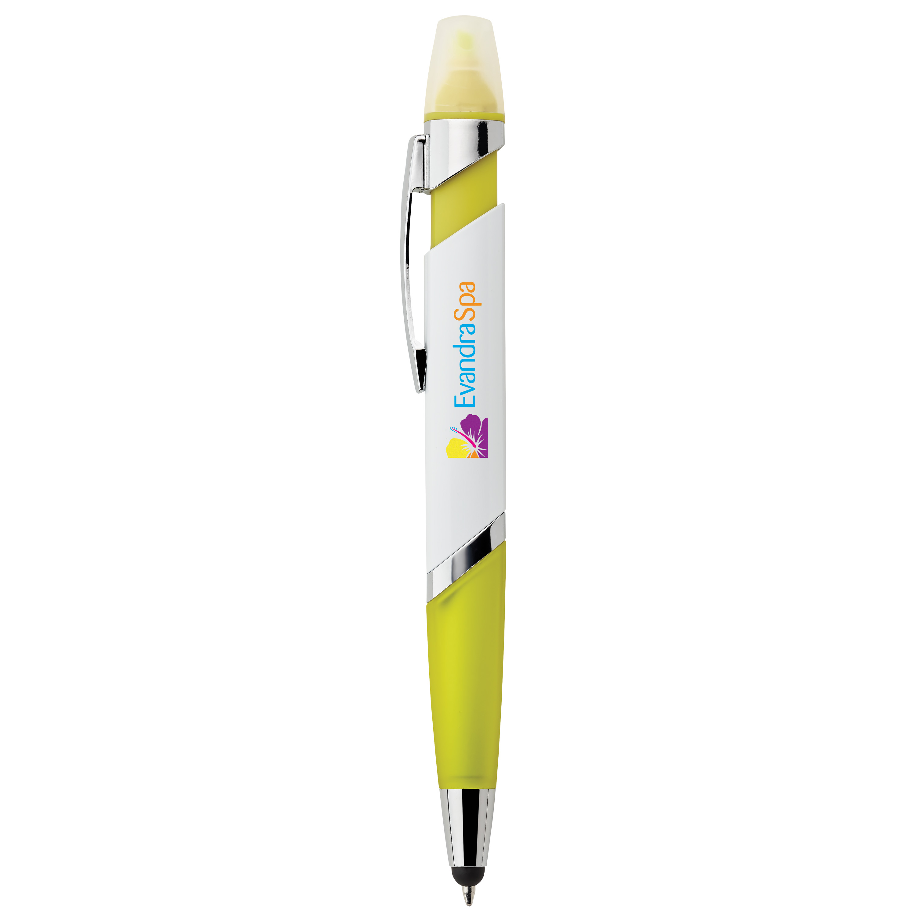 Spectorandco Cynthia 3-in-1 ballpoint pen/stylus/highlighter - I149 YELLOW