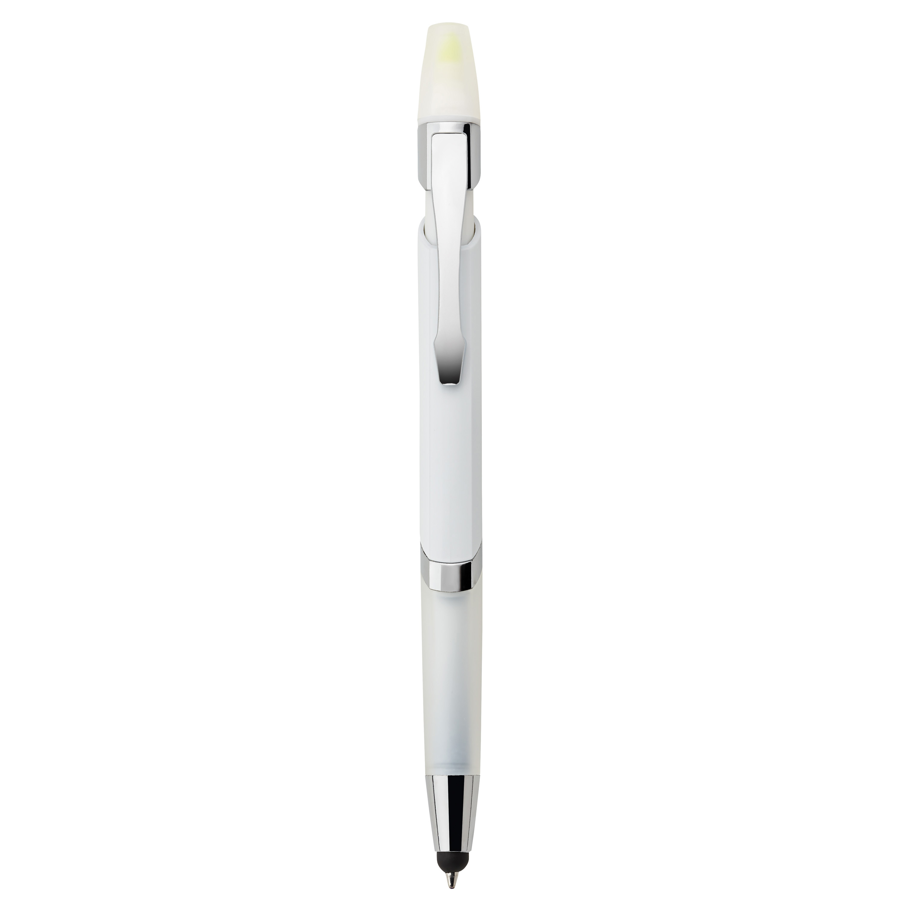 Spectorandco Cynthia 3-in-1 ballpoint pen/stylus/highlighter - I149 WHITE