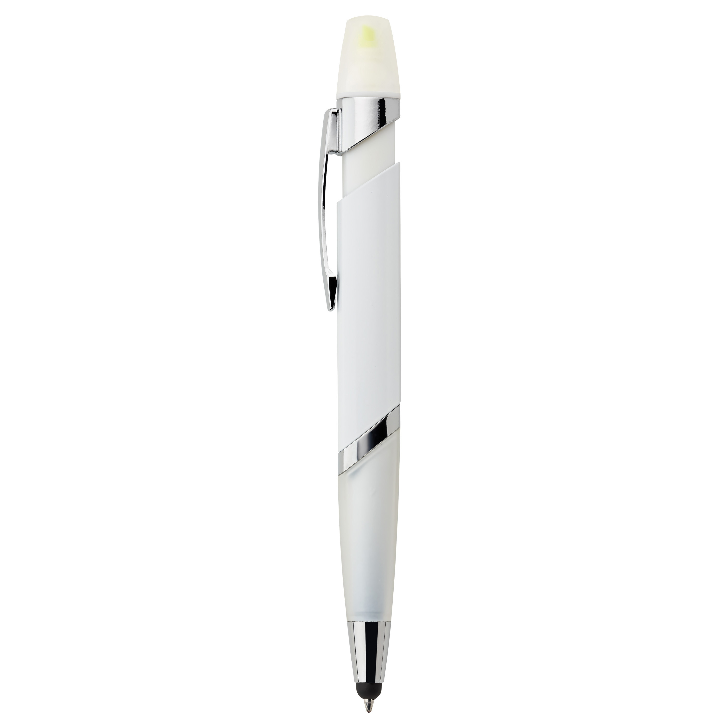 Spectorandco Cynthia 3-in-1 ballpoint pen/stylus/highlighter - I149 WHITE